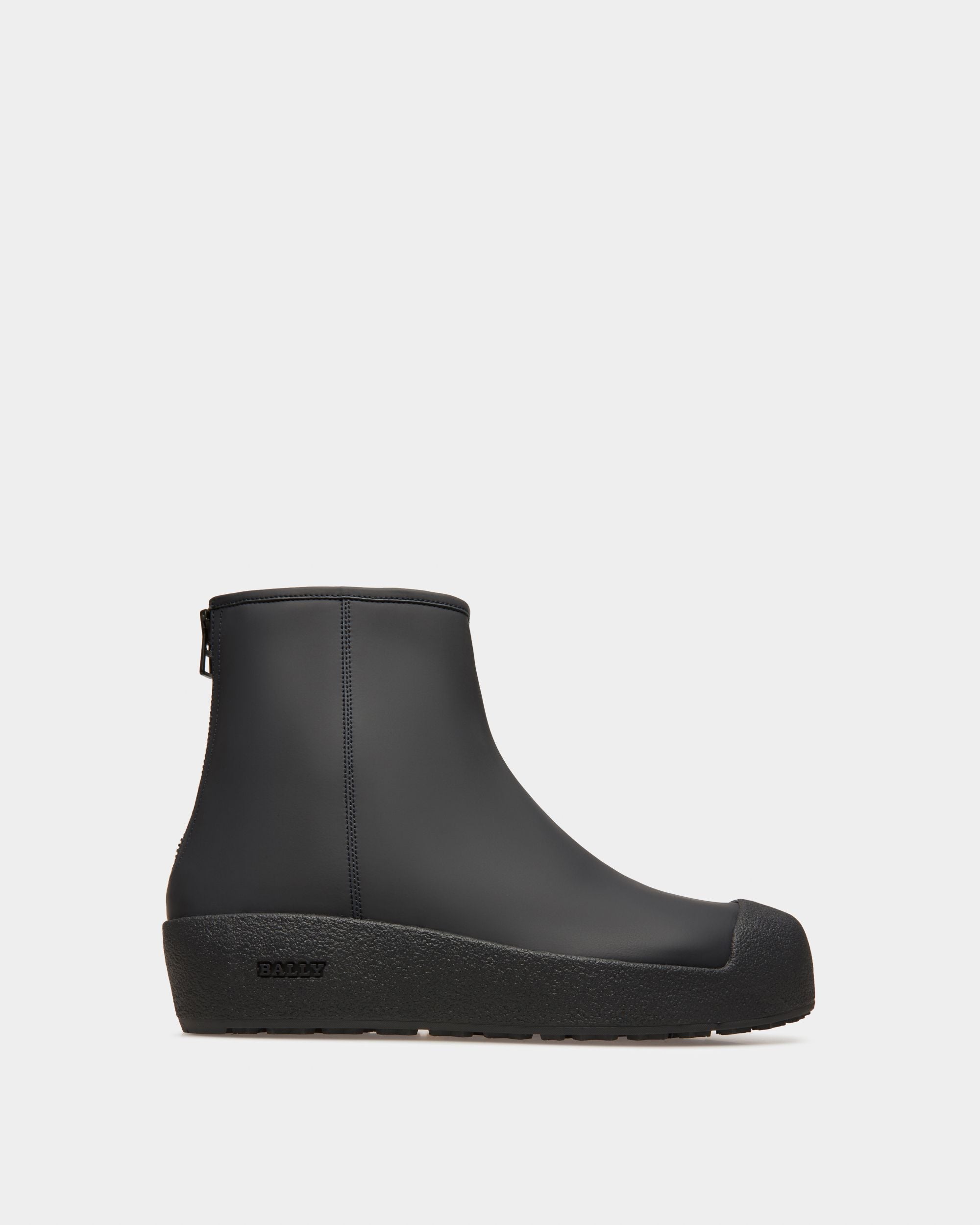 Bernina Leather Snow Boots In Navy - Men's - Bally - 01
