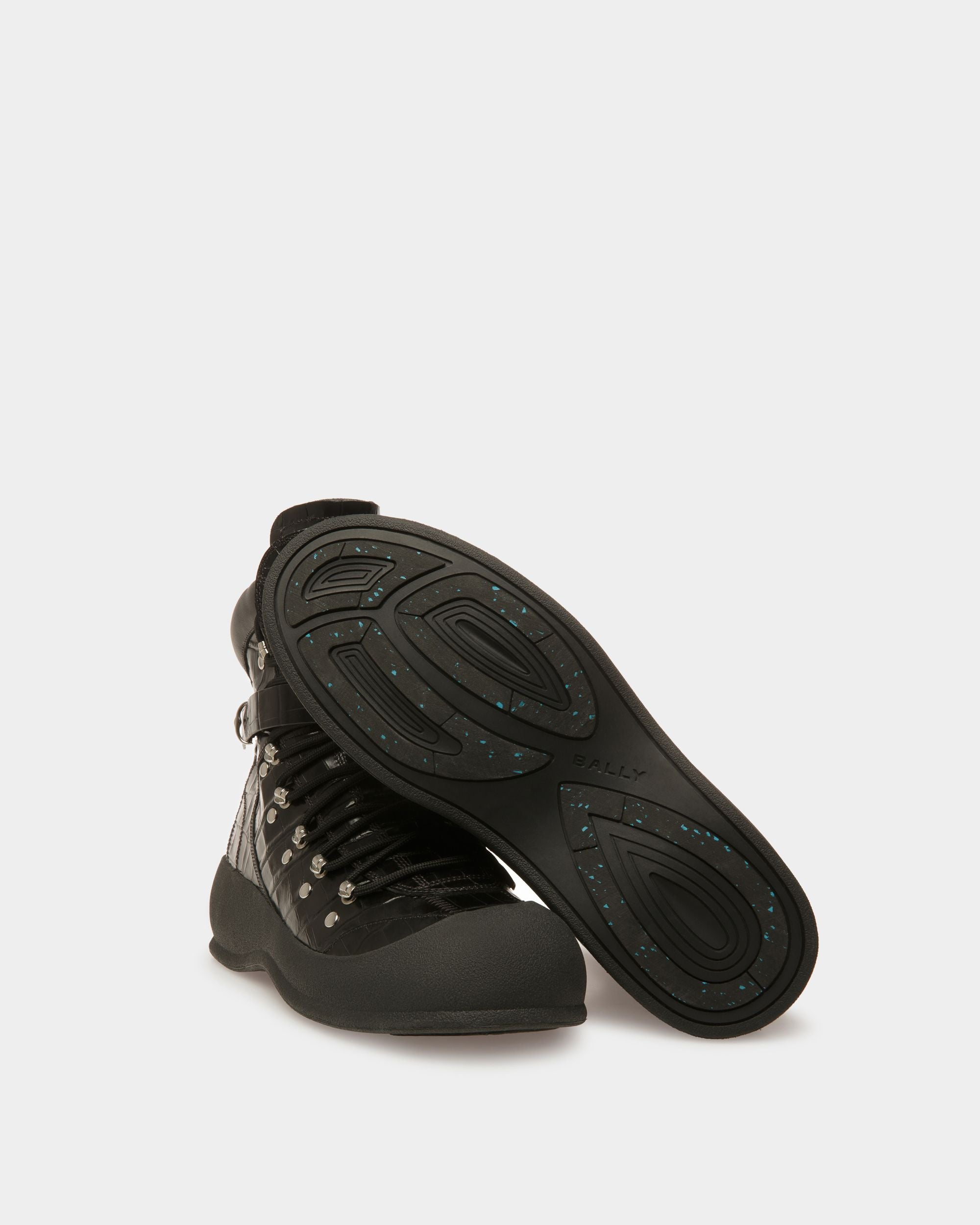 Frei Snow Boots In Black Leather - Men's - Bally - 05