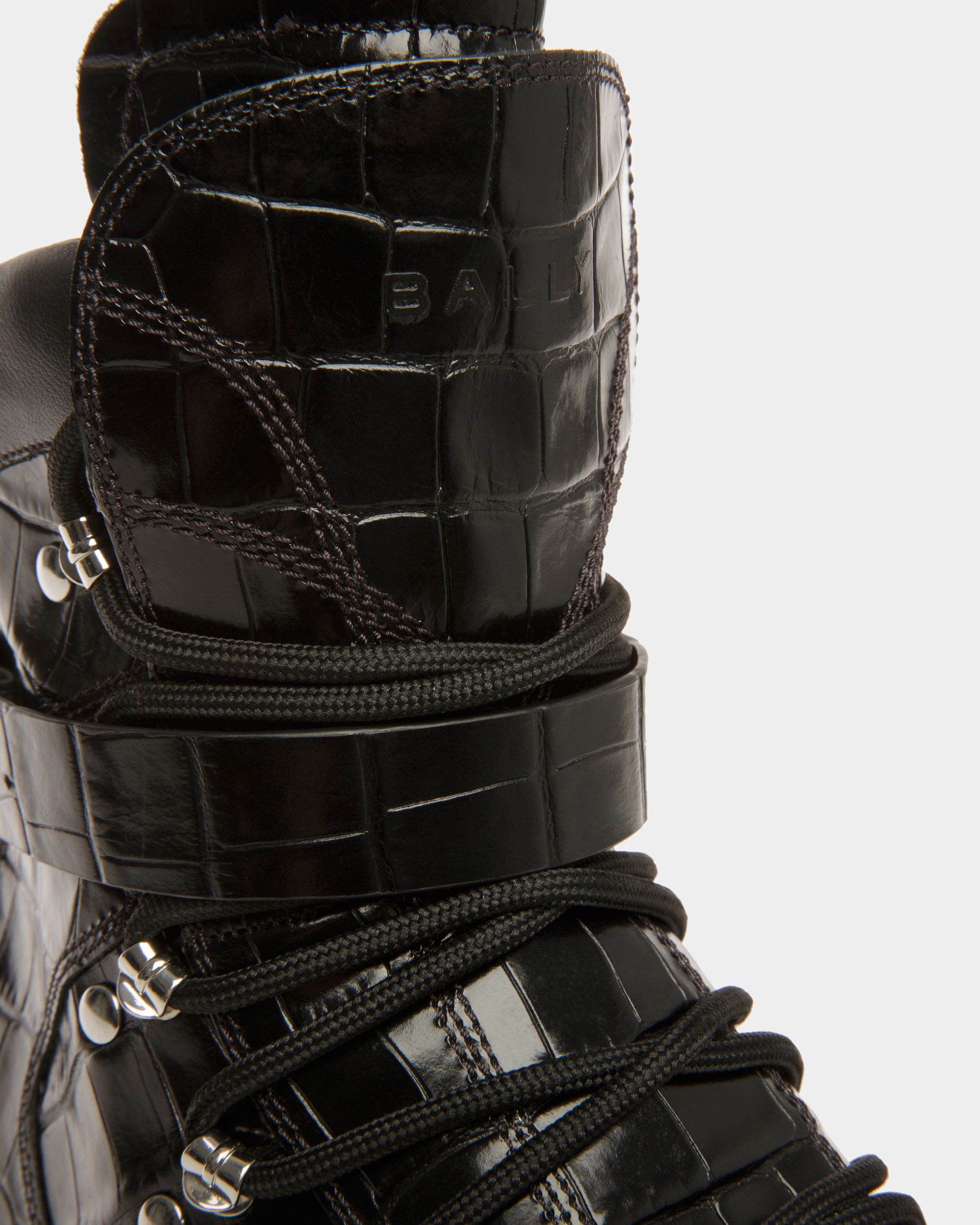 Frei Snow Boots In Black Leather - Men's - Bally - 06