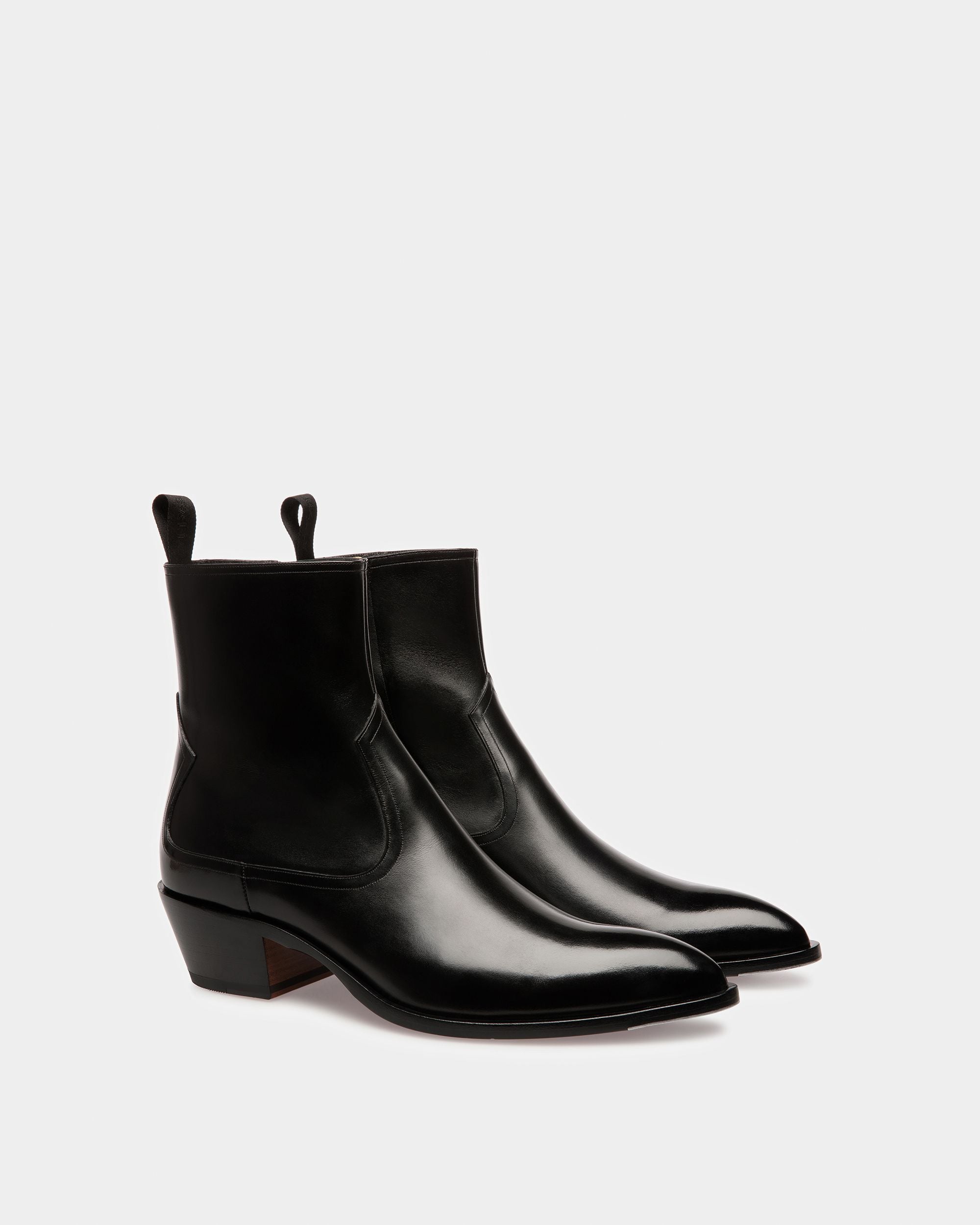 Gaiman Booties In Leather - Men's - Bally - 03