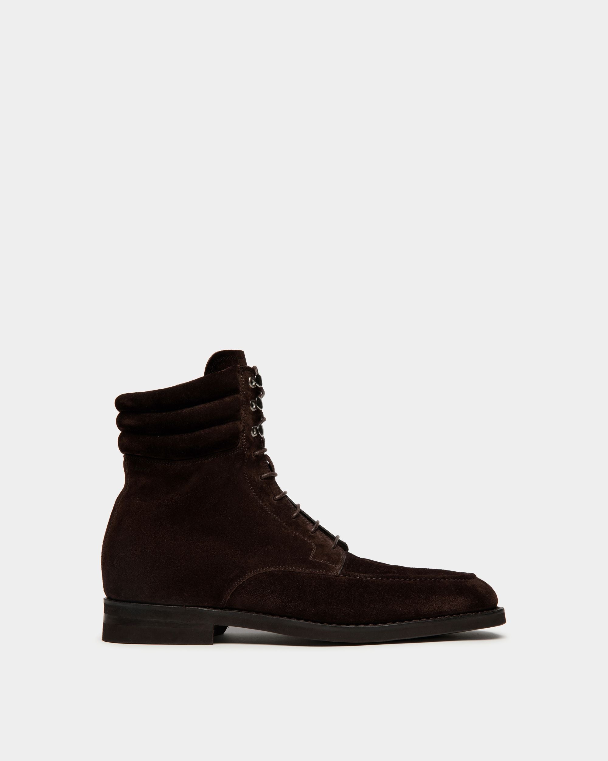 Schoenen Bootie in Ebano Suede - Men's - Bally - 01