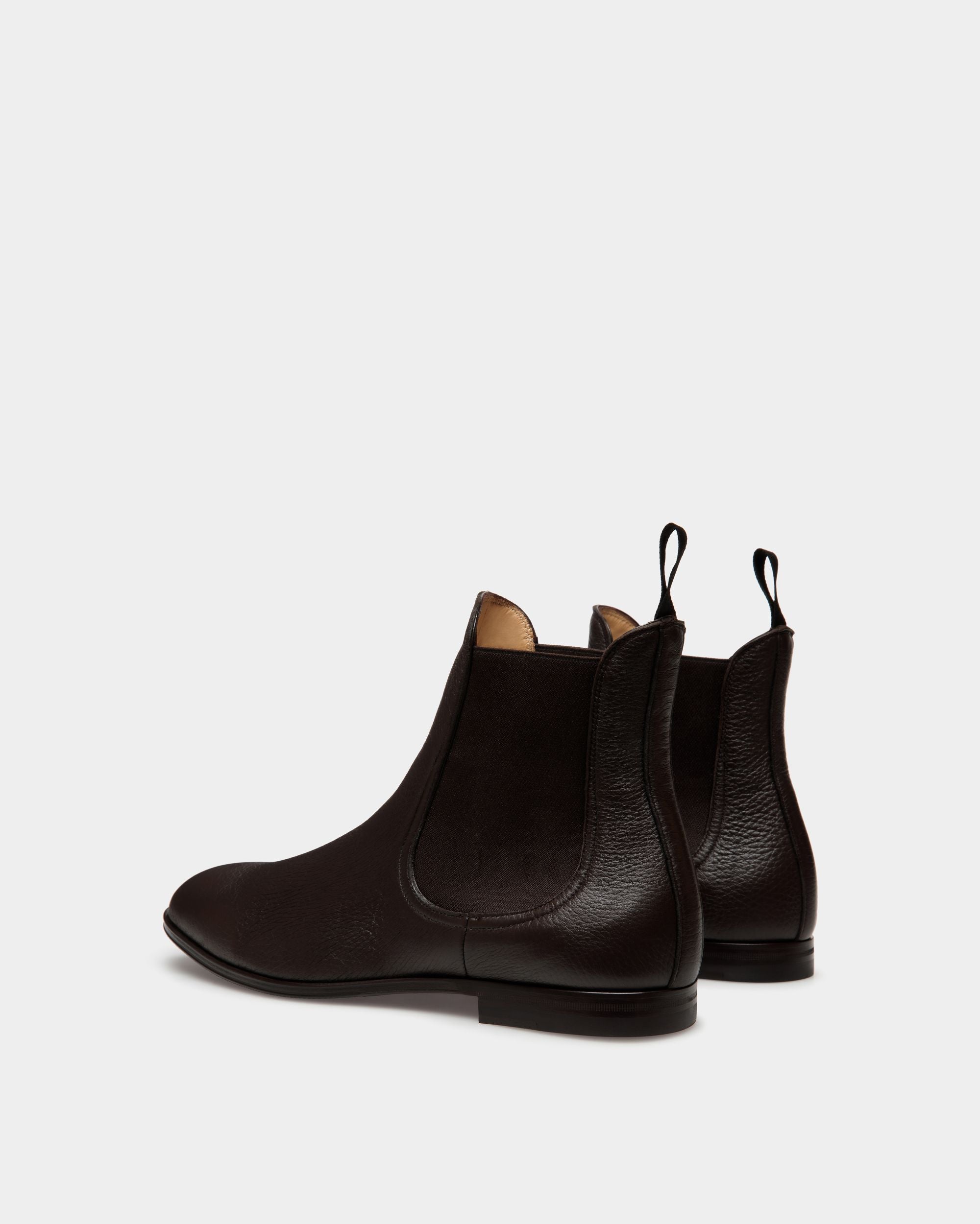 Westminster Bootie In Ebano Deer Leather - Men's - Bally - 03