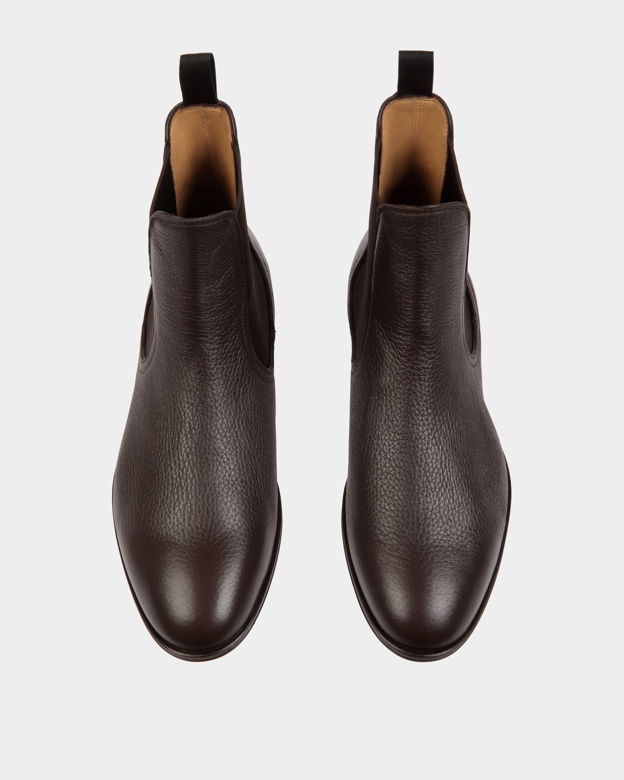 Westminster Bootie In Ebano Deer Leather - Men's - Bally - 04