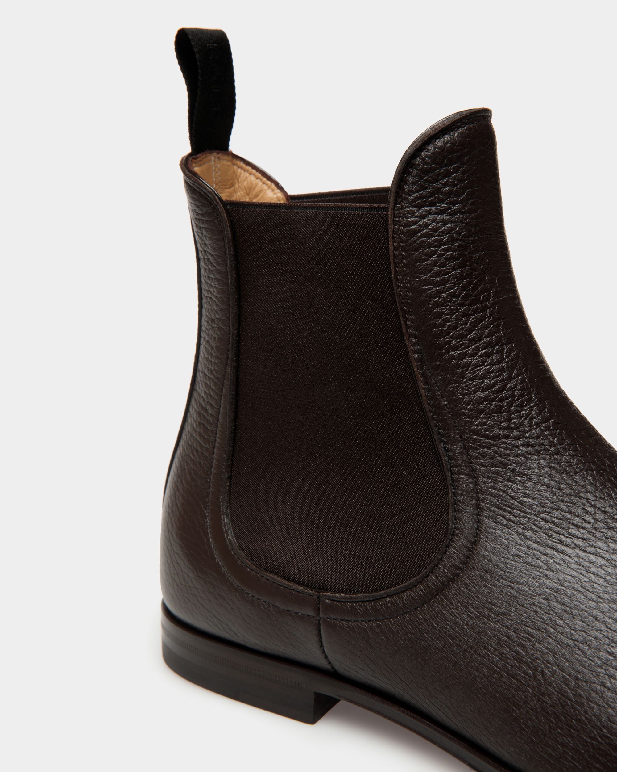 Westminster Bootie In Ebano Deer Leather - Men's - Bally - 05
