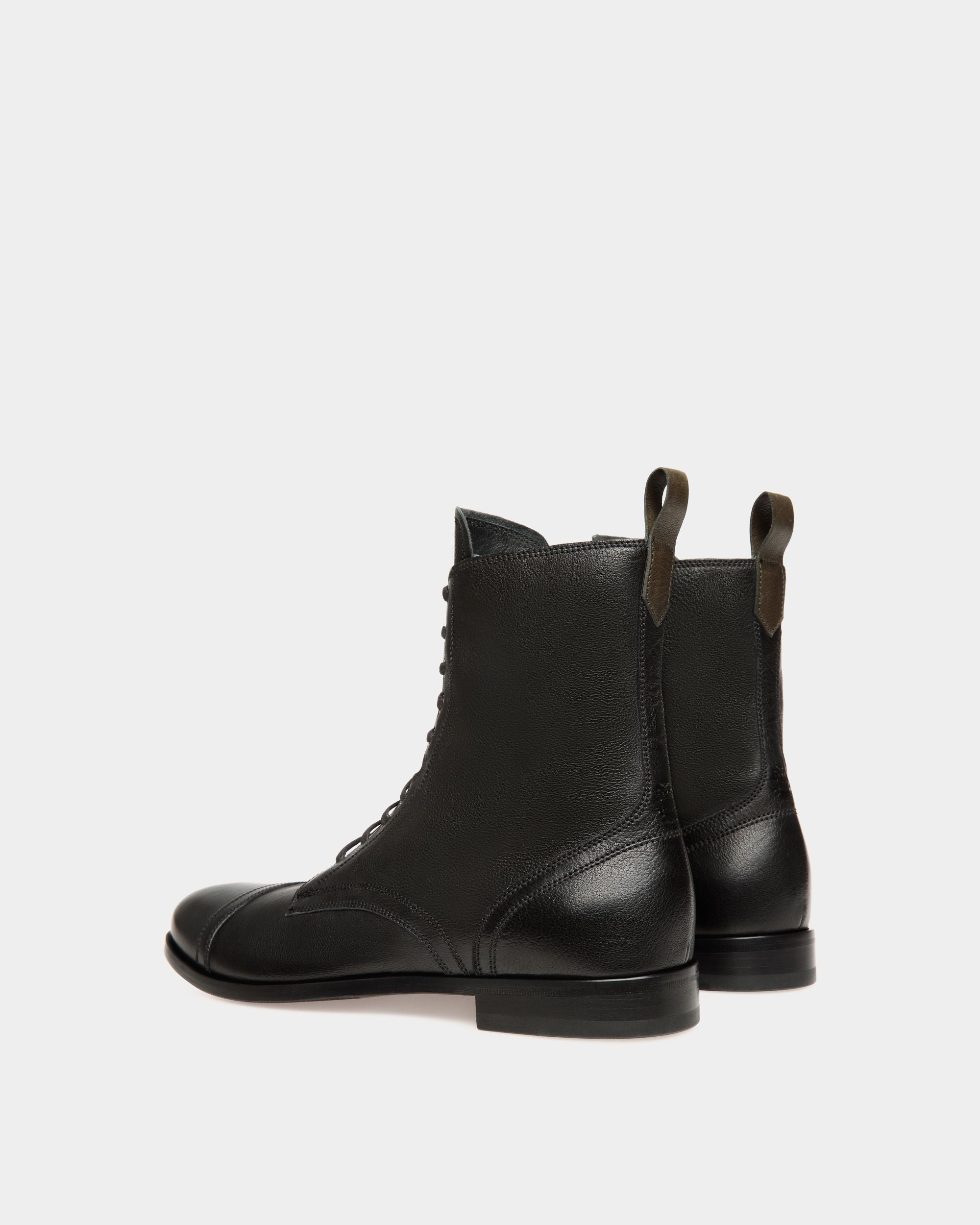 Adrien Brody Travel Collection Bootie In Black Leather - Men's - Bally - 04