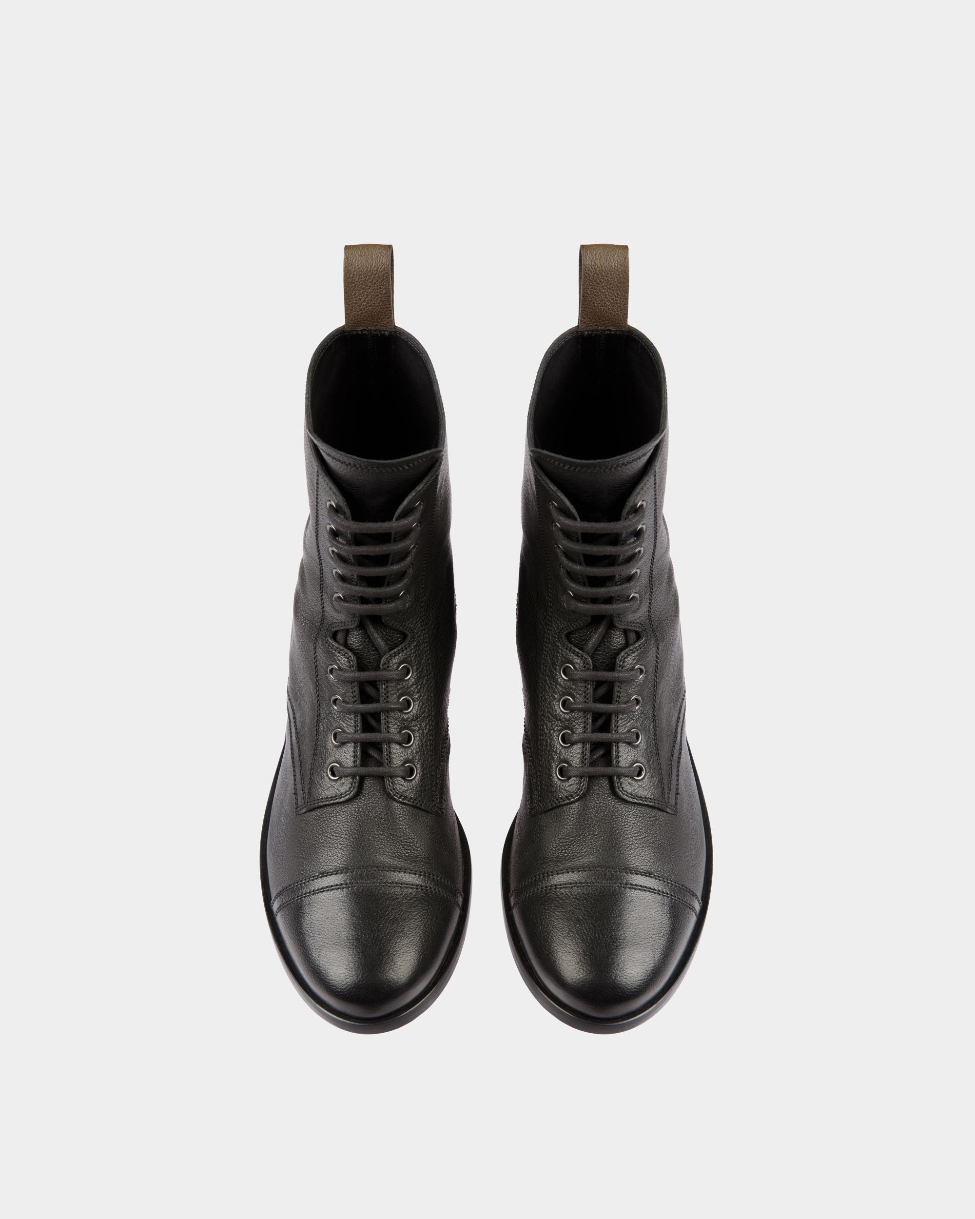 Adrien Brody Travel Collection Bootie In Black Leather - Men's - Bally - 05