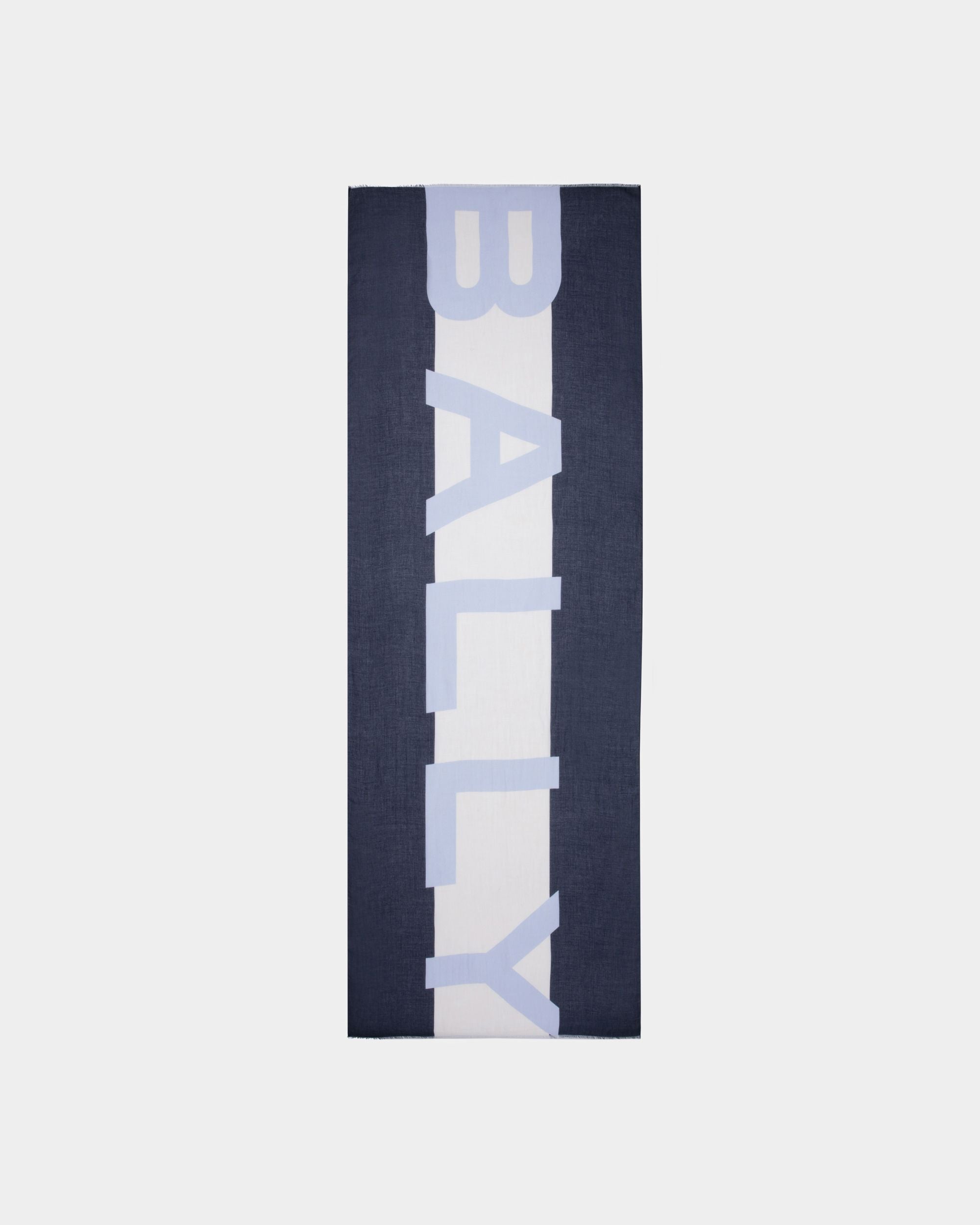 Scarf in Silk Modal and Cashmere - Men's - Bally - 01