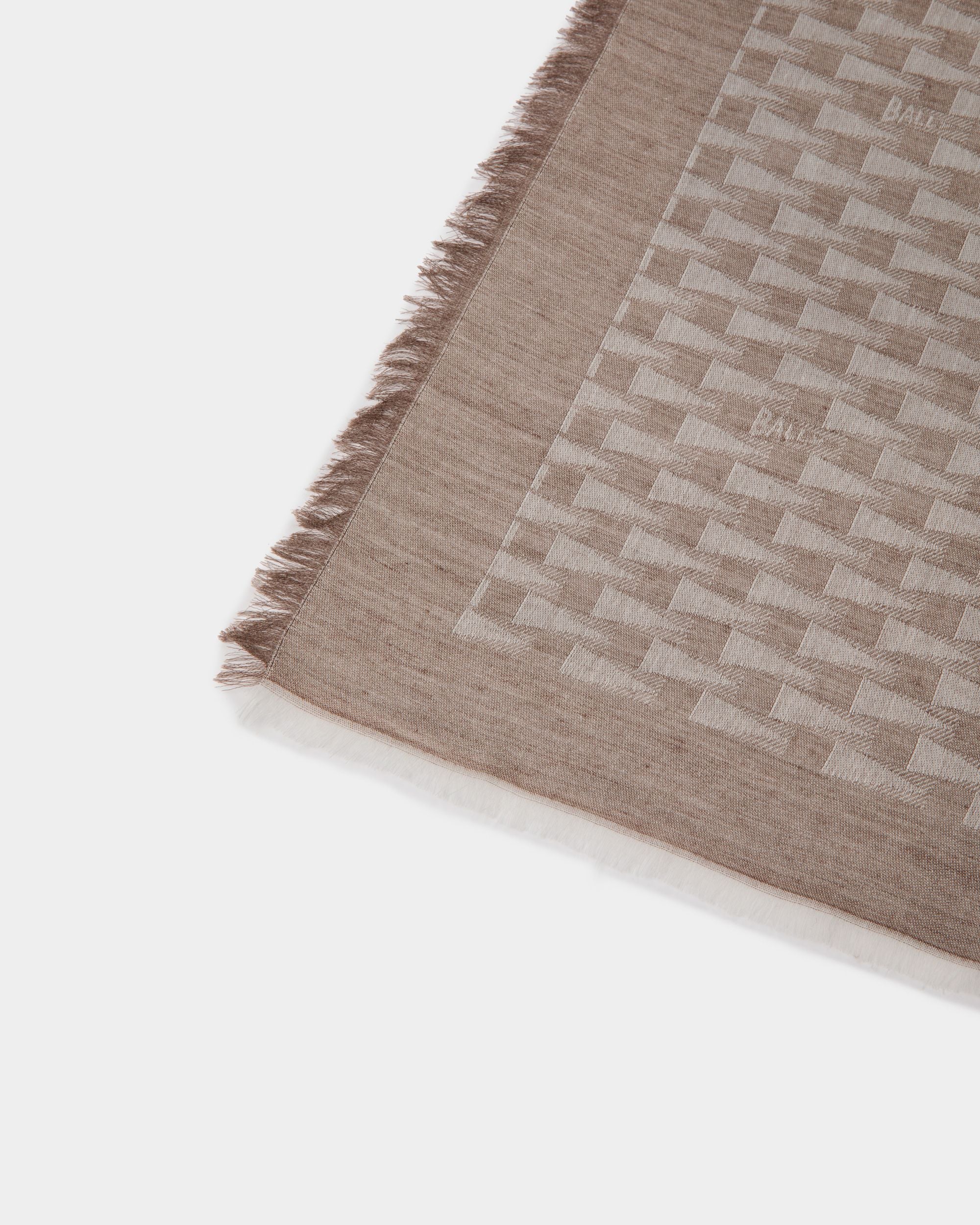 Beige Pennant Scarf - Men's - Bally - 02