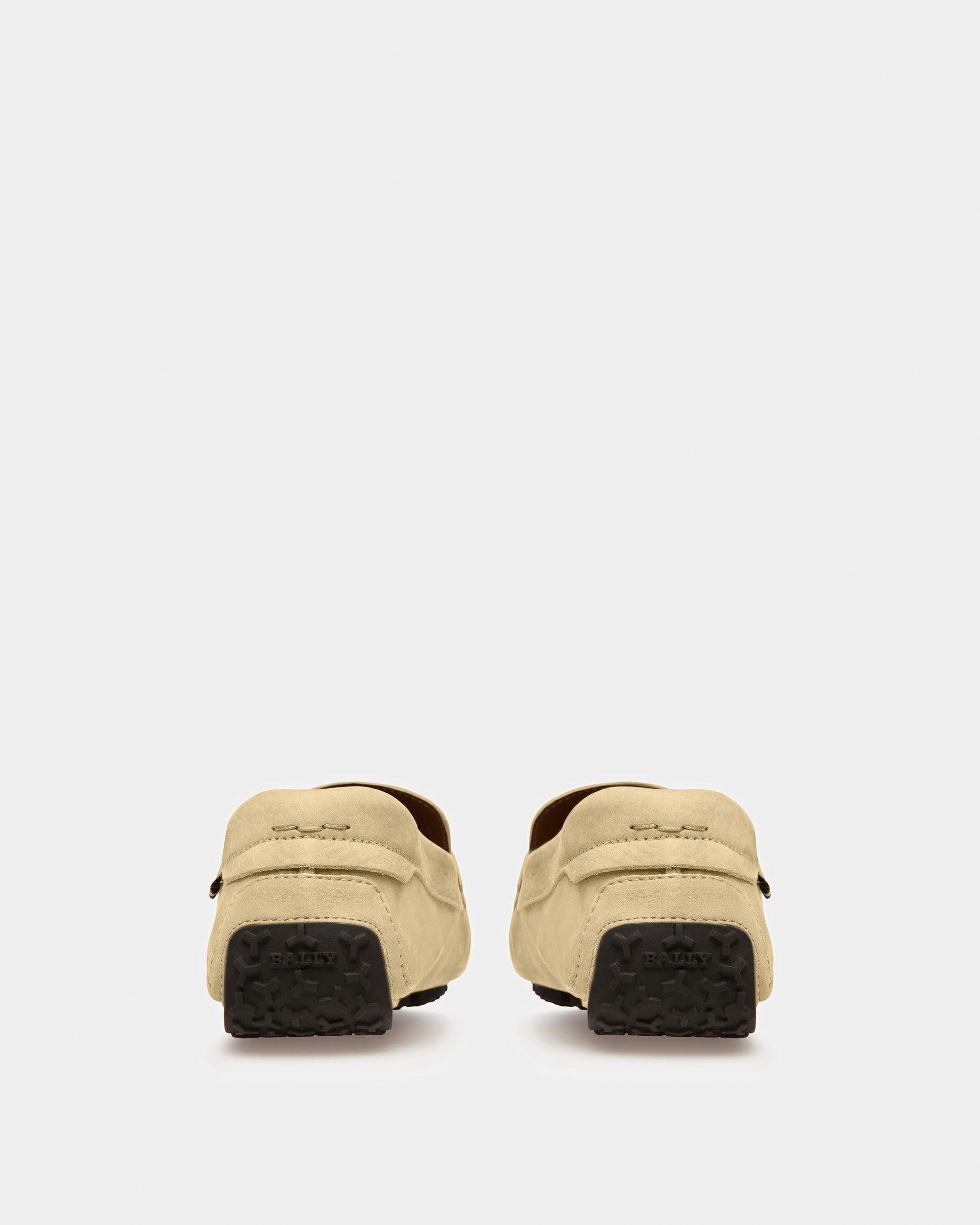 Pier Leather Drivers In Fossil - Men's - Bally - 04