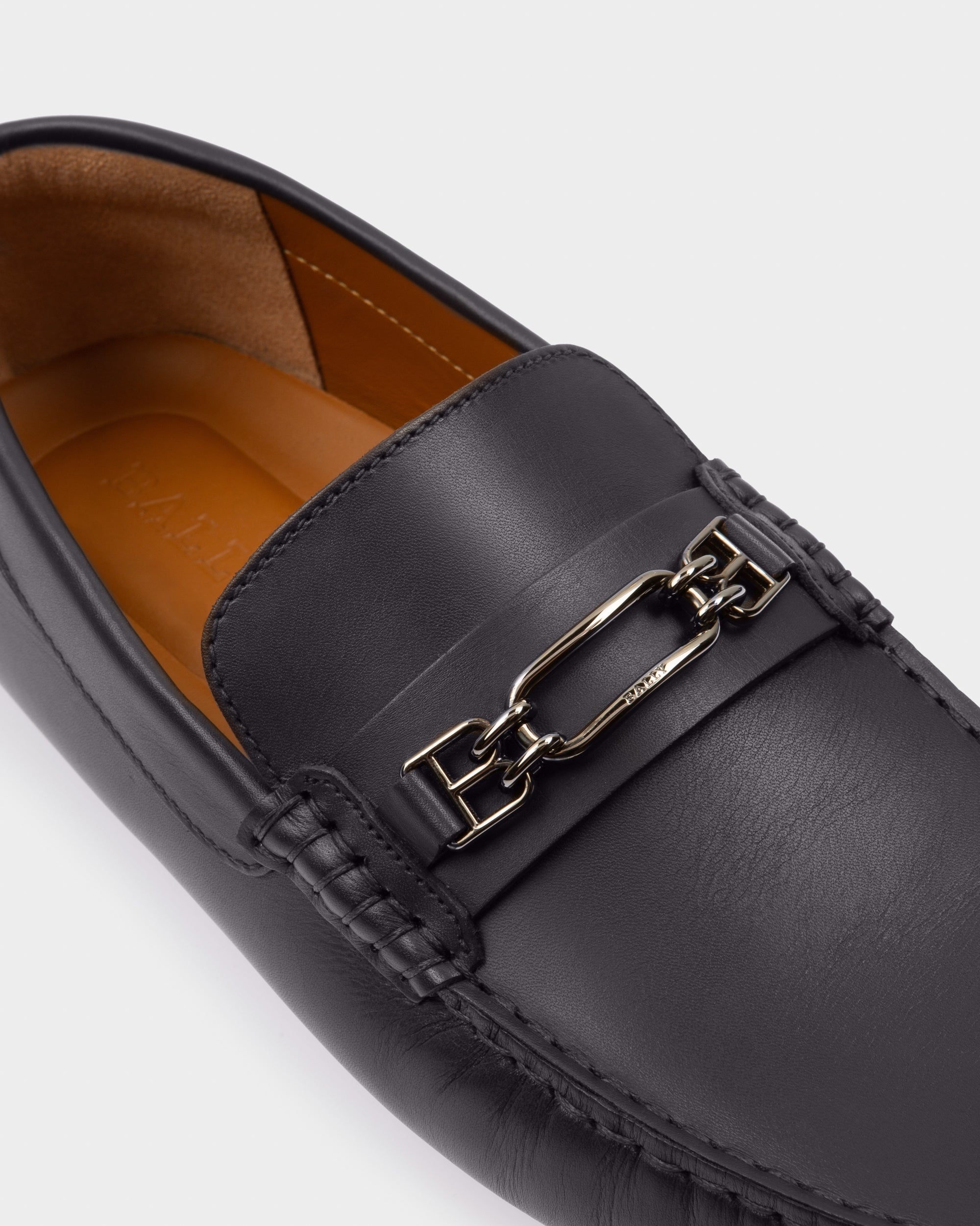 Philip Leather Drivers In Navy - Men's - Bally - 05