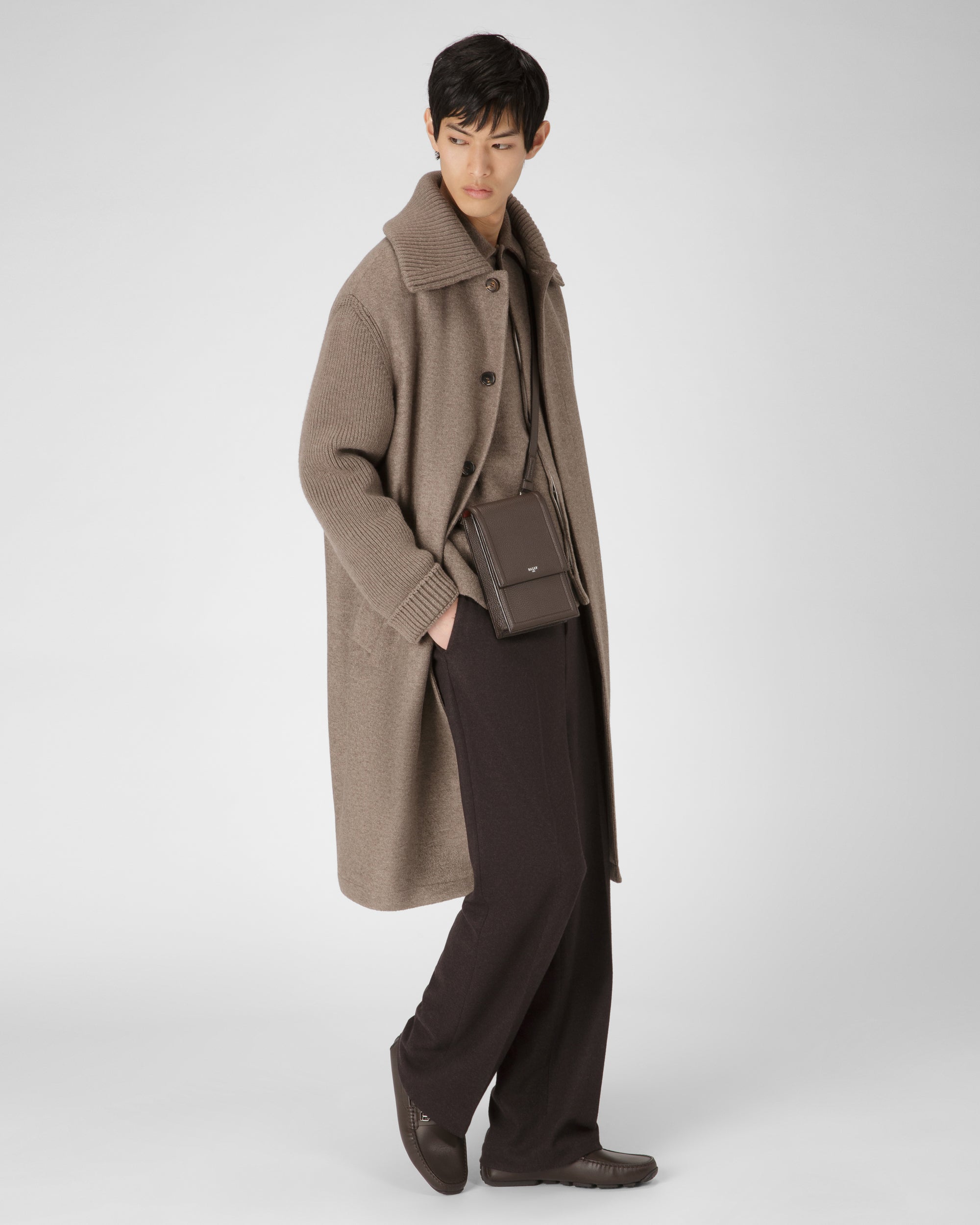 Philip Leather Drivers In Brown - Men's - Bally - 01
