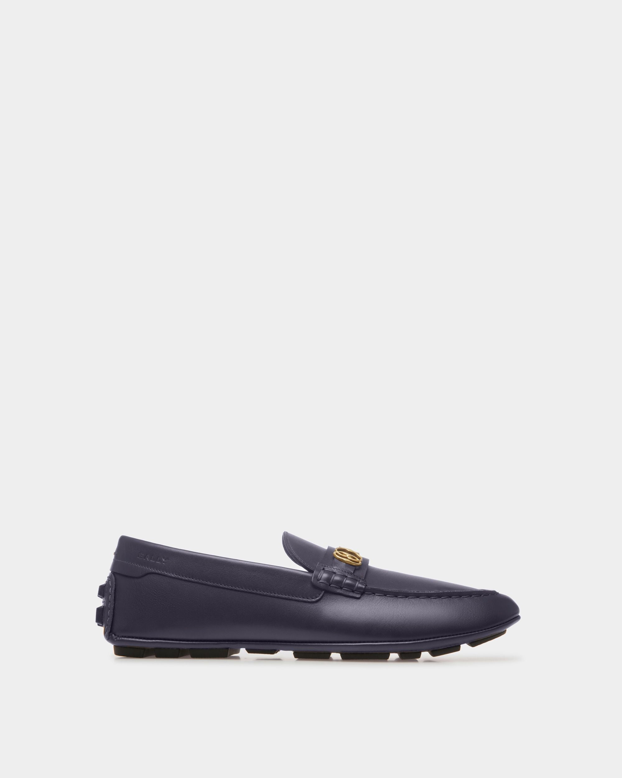 Kerbs Drivers In Midnight Leather - Men's - Bally - 01