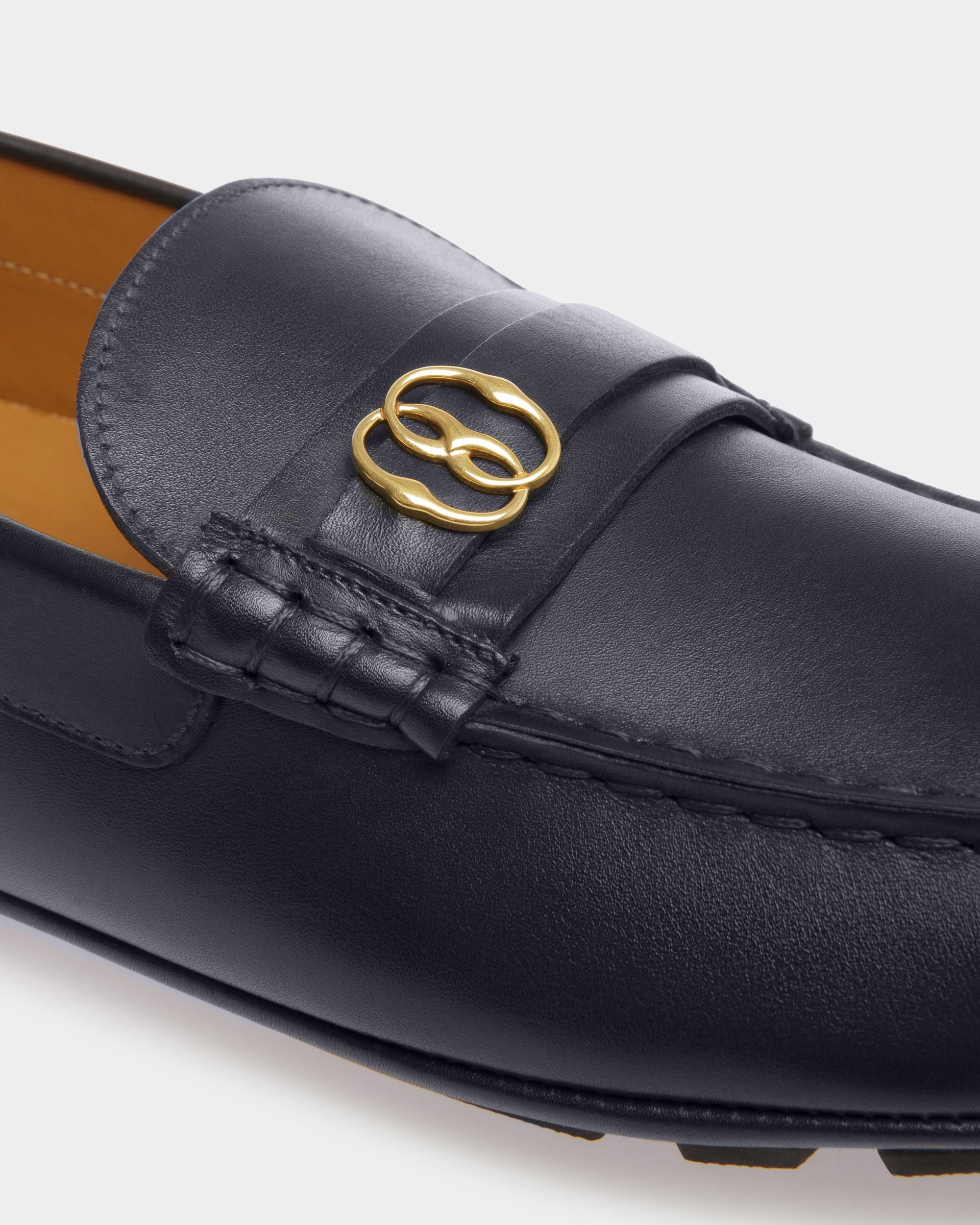 Kerbs Drivers In Midnight Leather - Men's - Bally - 04