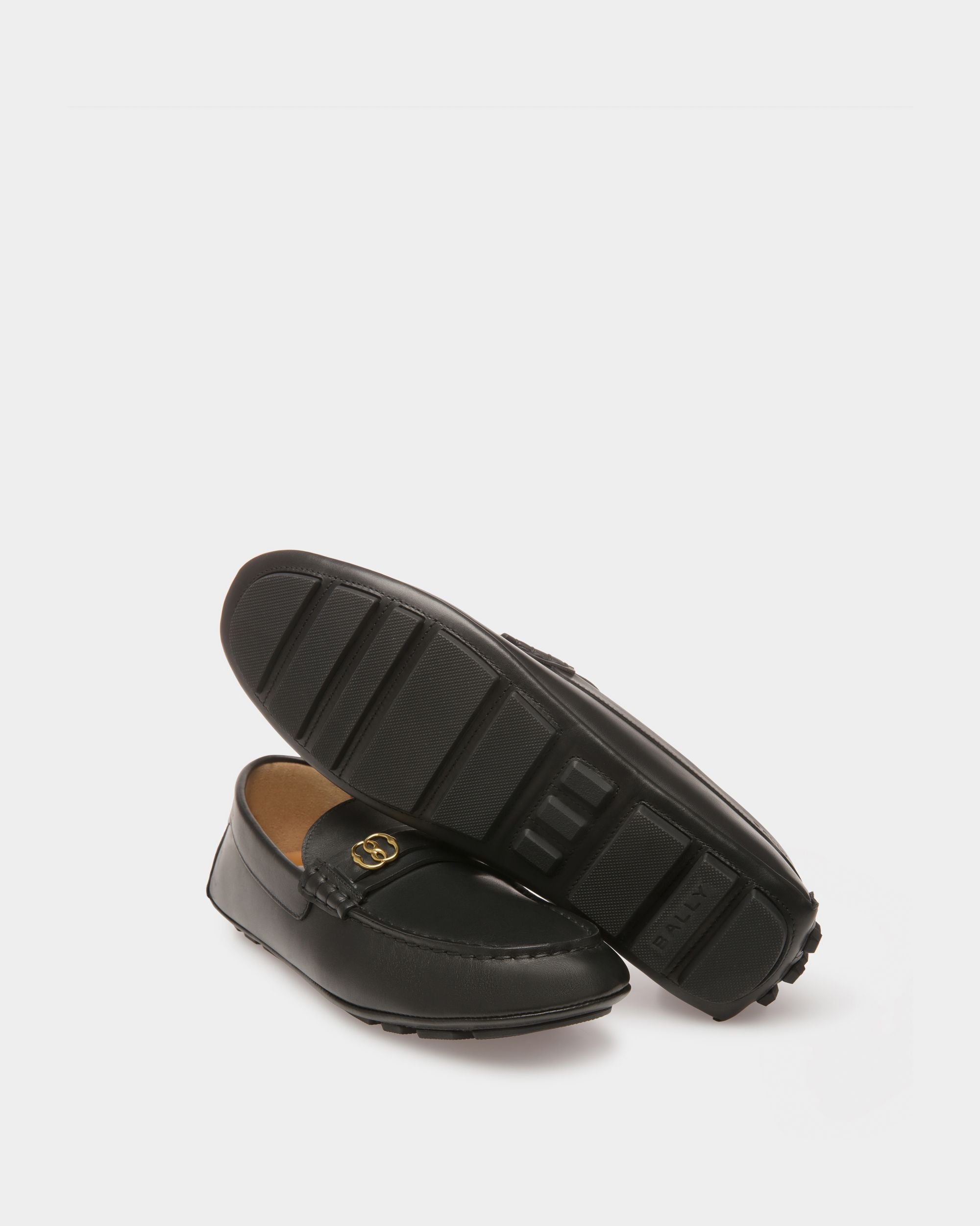 Kerbs Drivers In Black Leather - Men's - Bally - 04