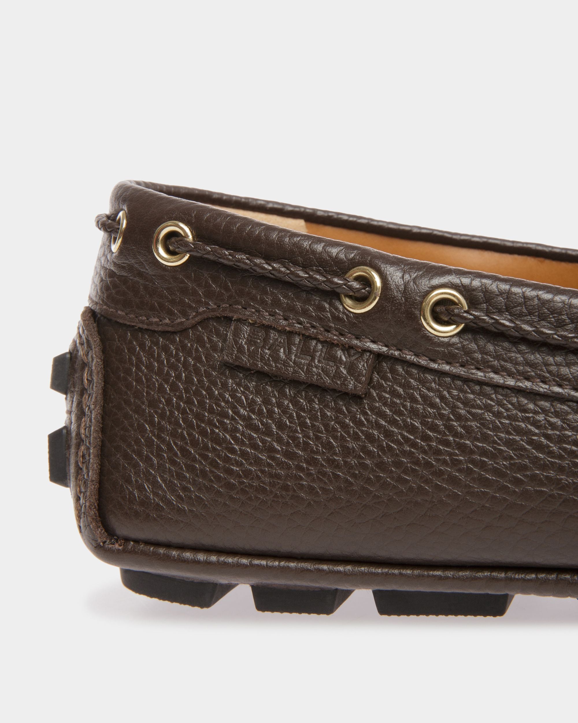 Kerbs Drivers In Brown Leather - Men's - Bally - 05