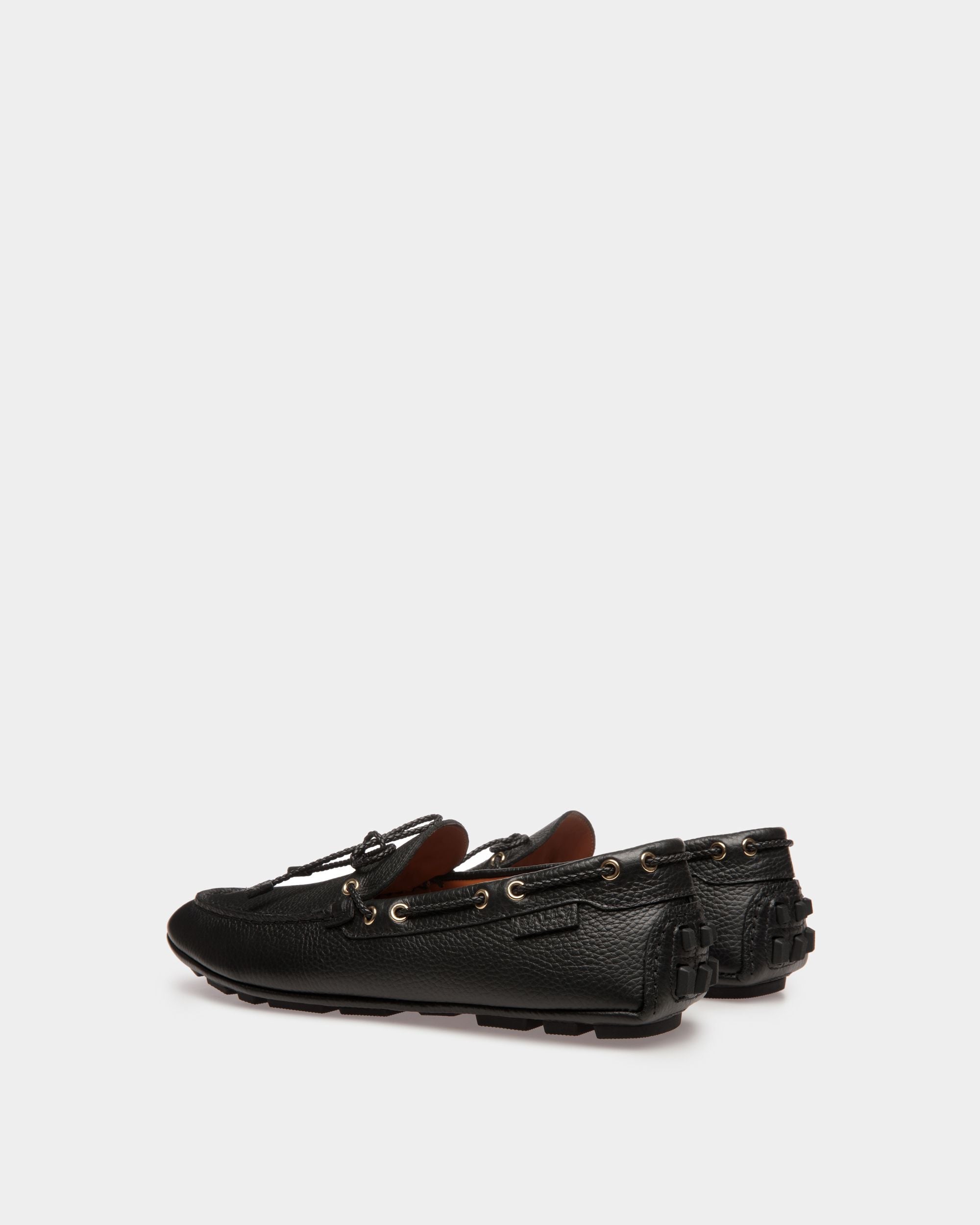 Kerbs Drivers In Black Leather - Men's - Bally - 03