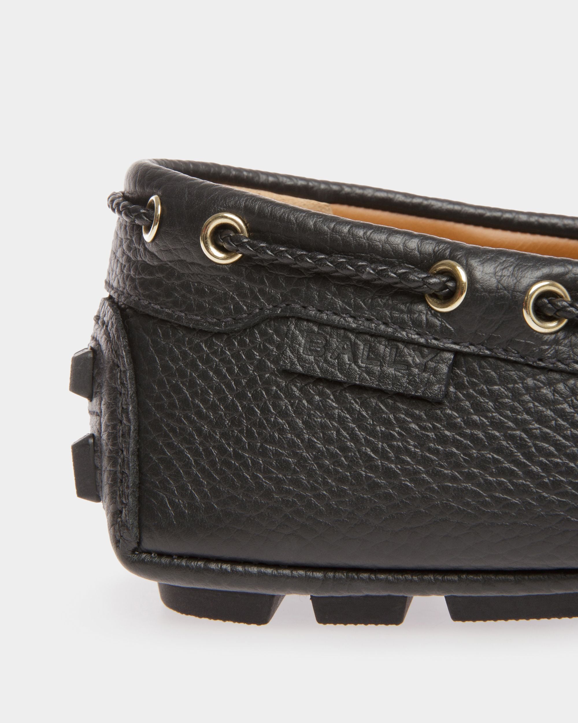 Kerbs Drivers In Black Leather - Men's - Bally - 05