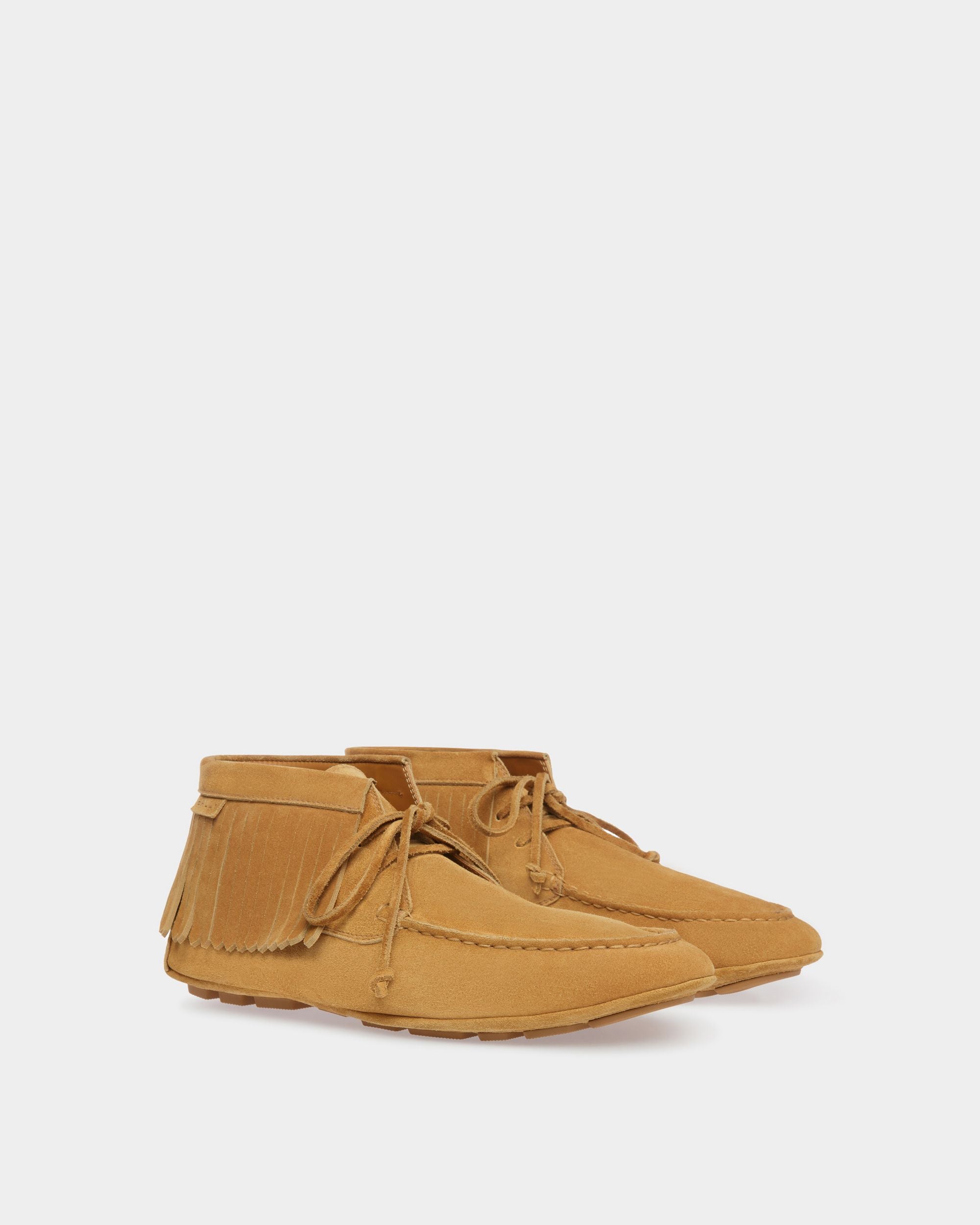 Kerbs Driver Shoes In Desert Leather - Men's - Bally - 03