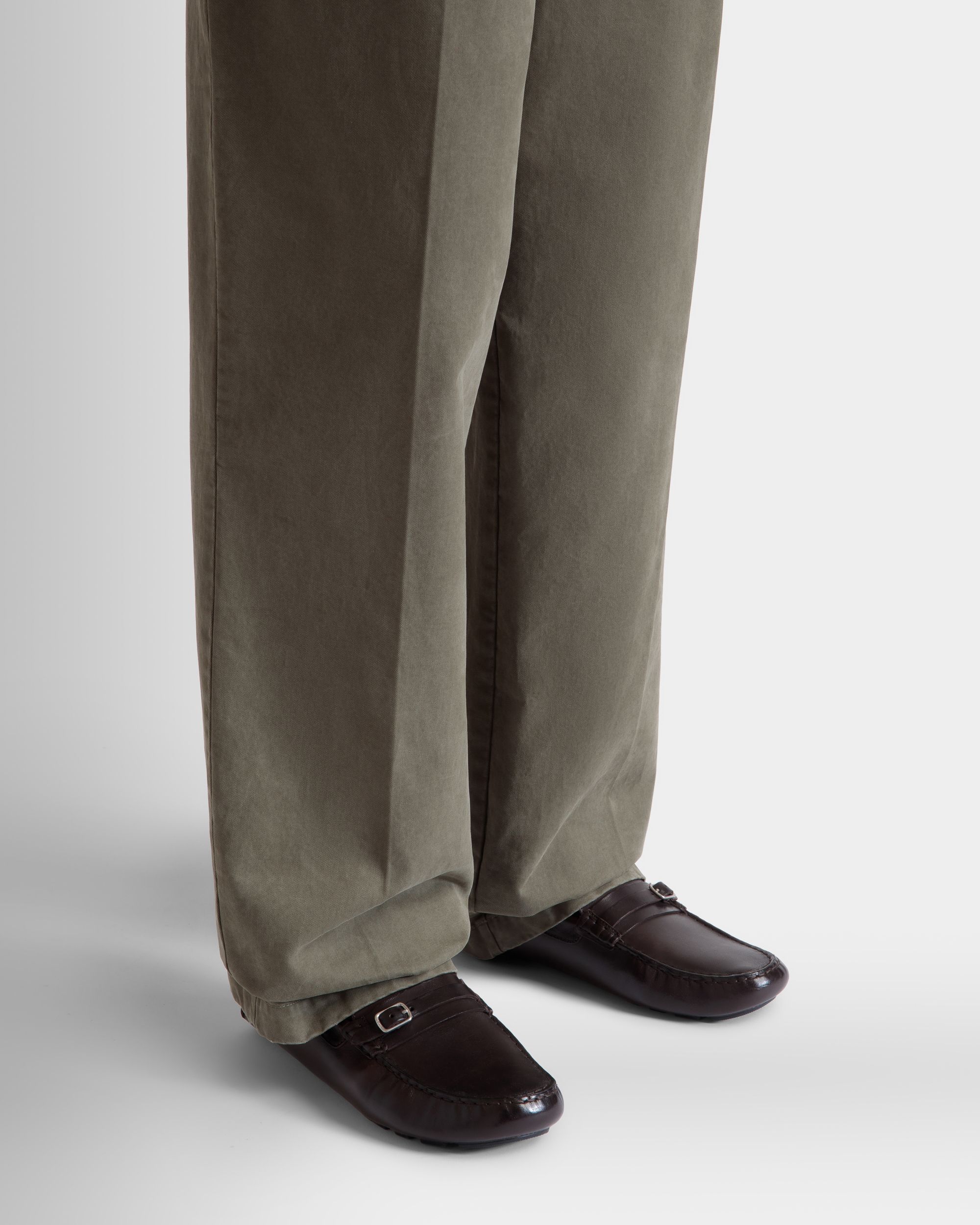 Kerbs Driver in Ebano Leather - Men's - Bally - 02