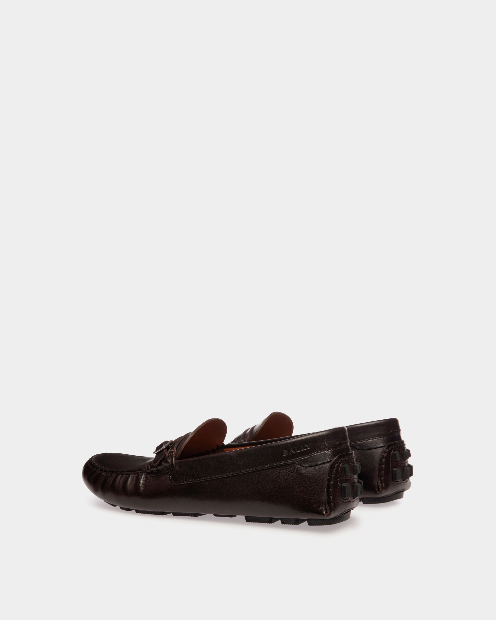 Kerbs Driver in Ebano Leather - Men's - Bally - 04