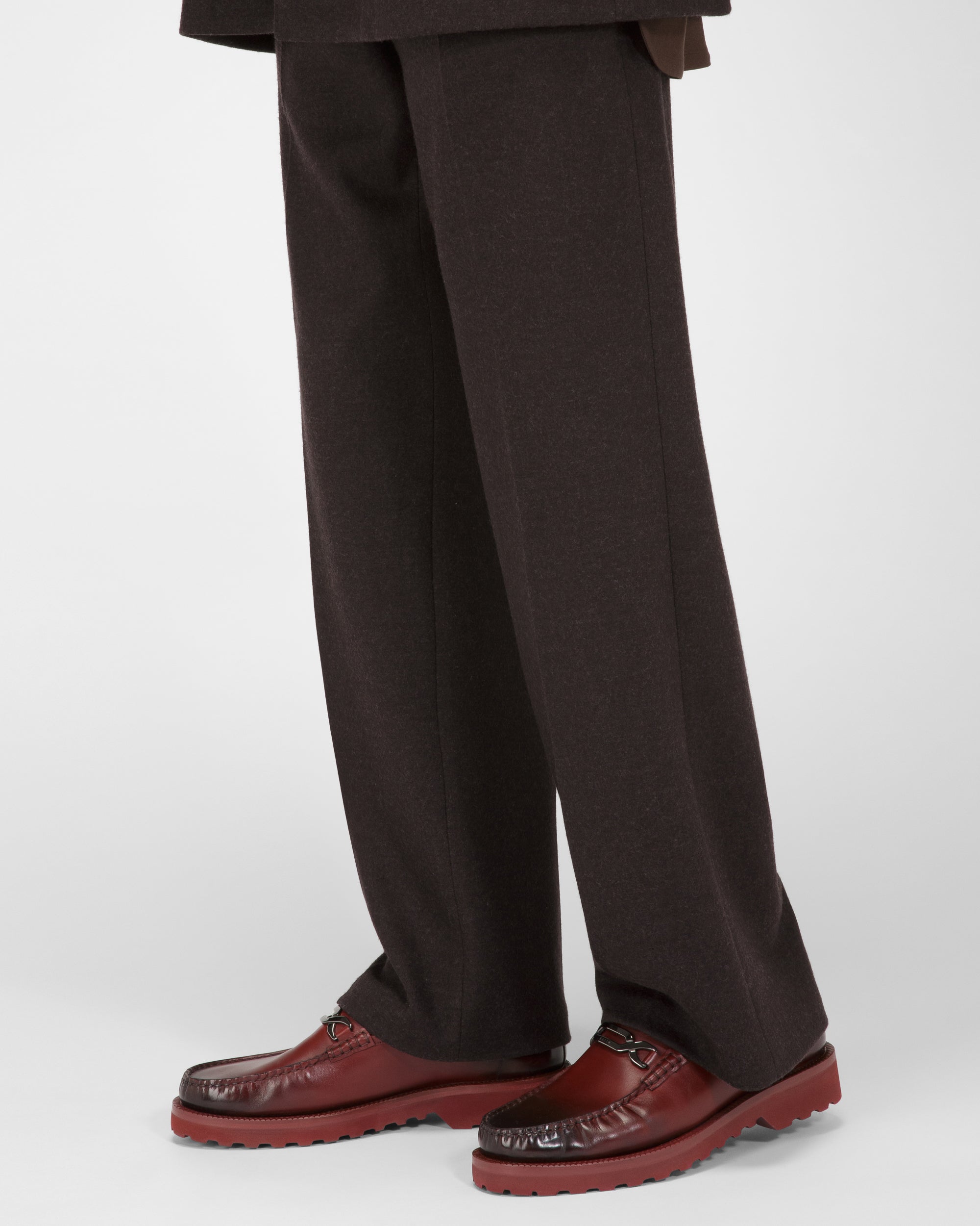 Novian Leather Mocassins In Heritage Red - Men's - Bally - 07