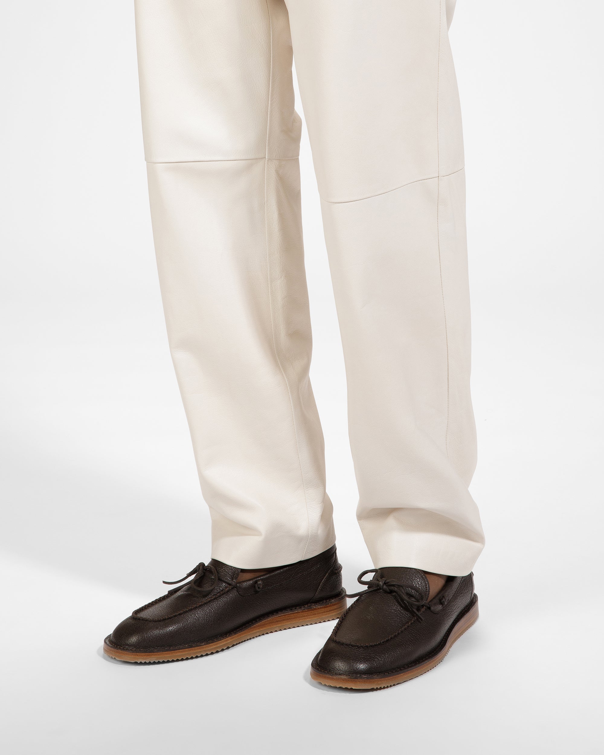 Fogar Leather Loafers In Brown - Men's - Bally - 07