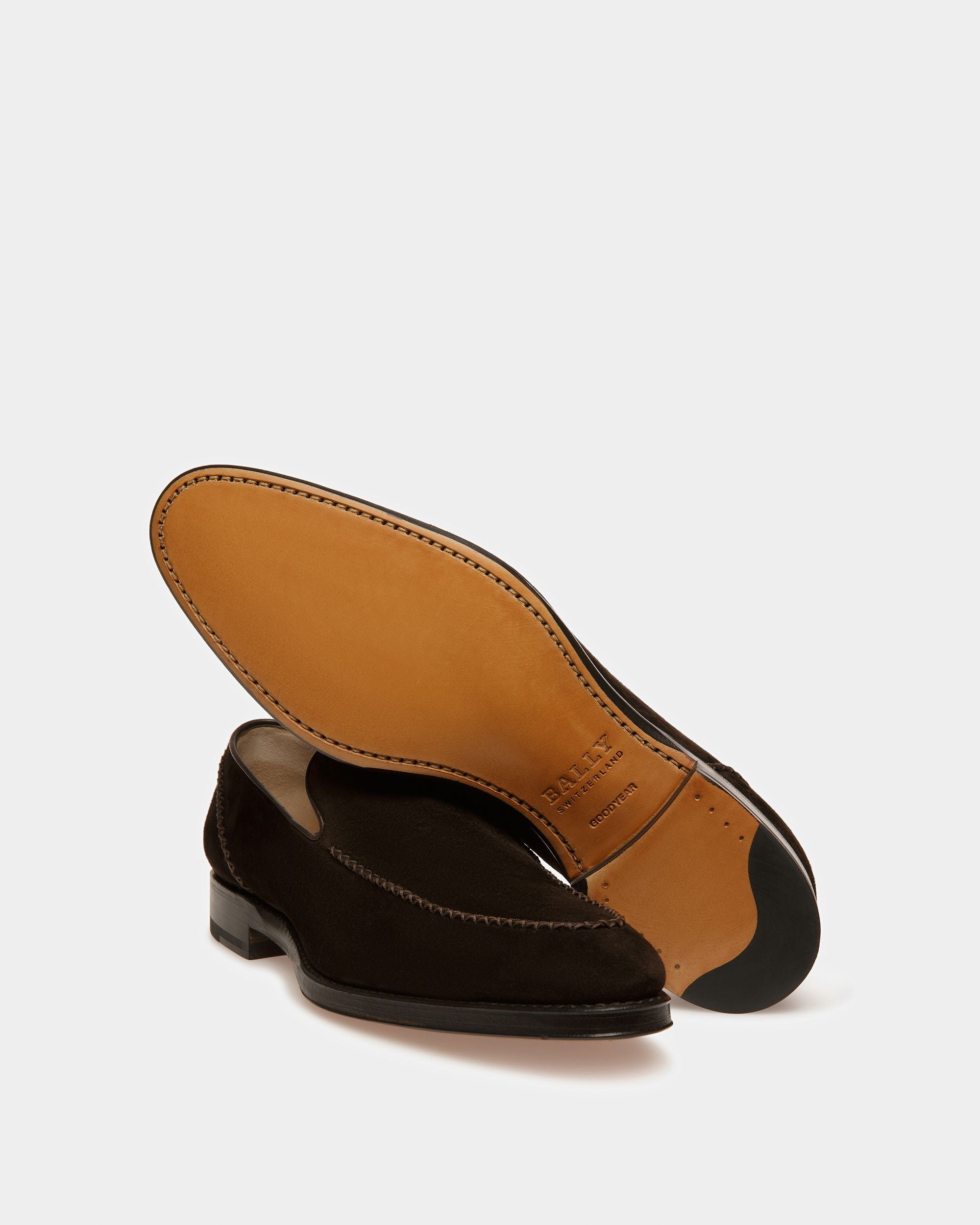 Schon Leather Loafers In Brown - Men's - Bally - 05