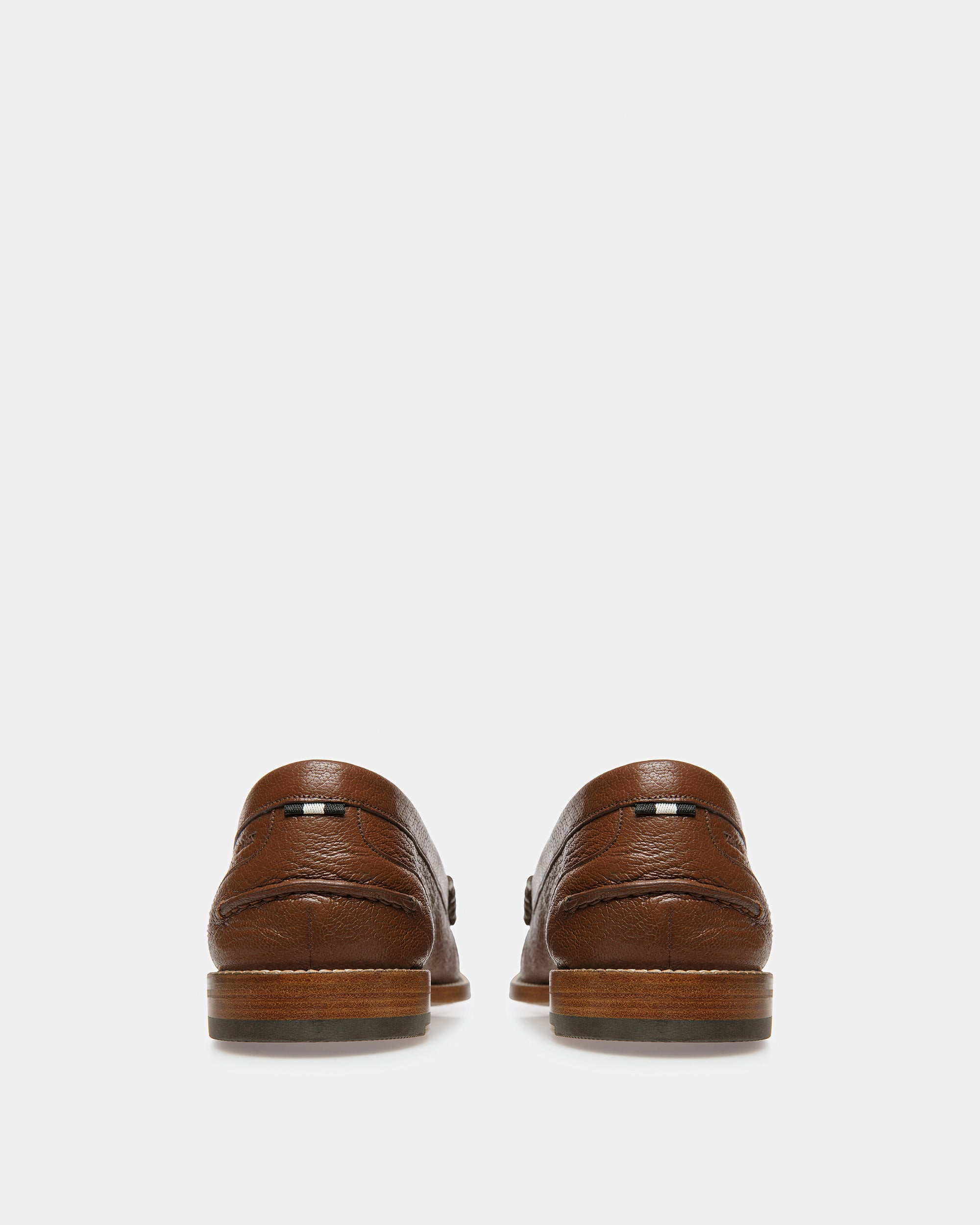 Ron Leather Moccasins In Brown - Men's - Bally - 04