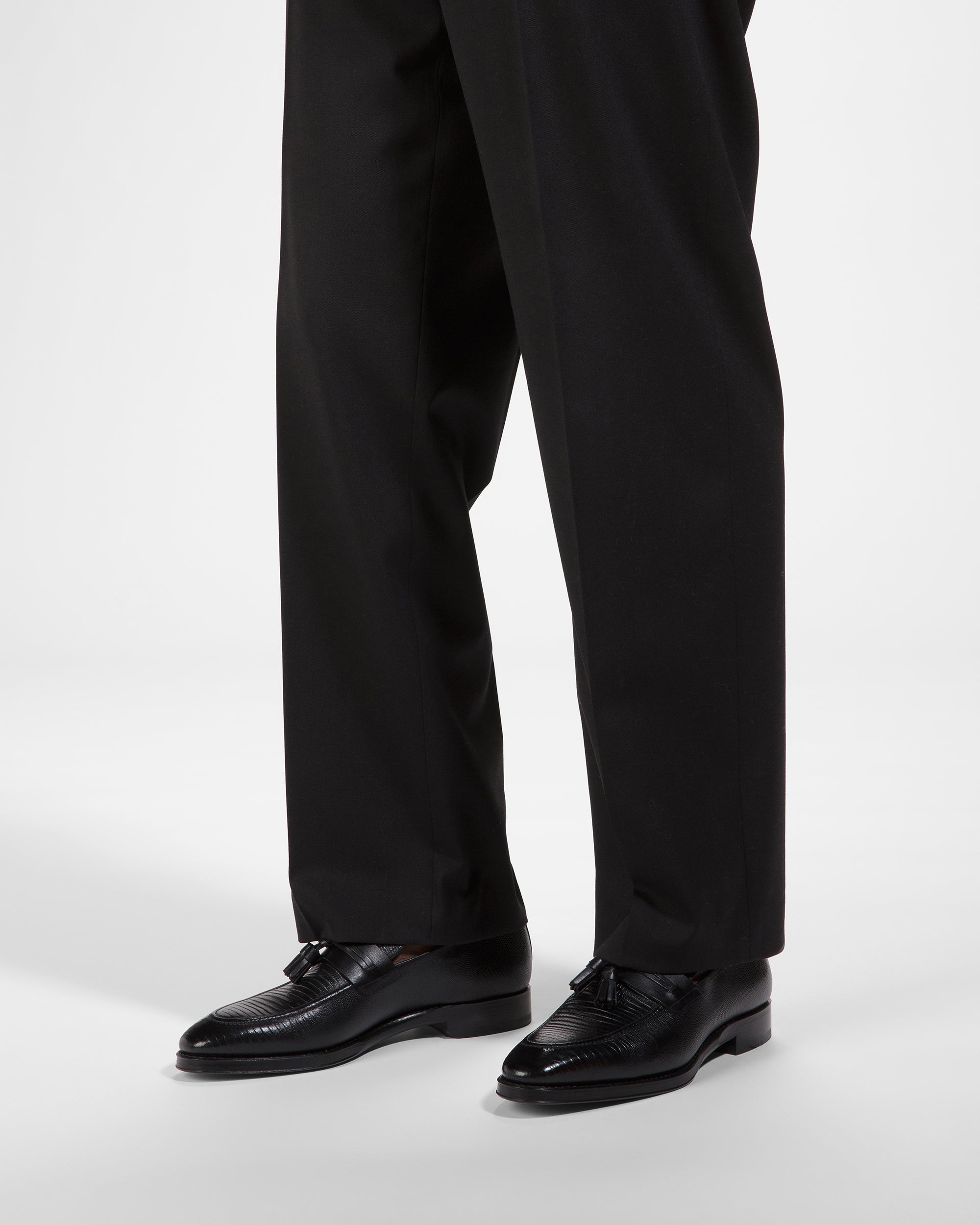 Scuvier Leather Loafers In Black - Men's - Bally - 07