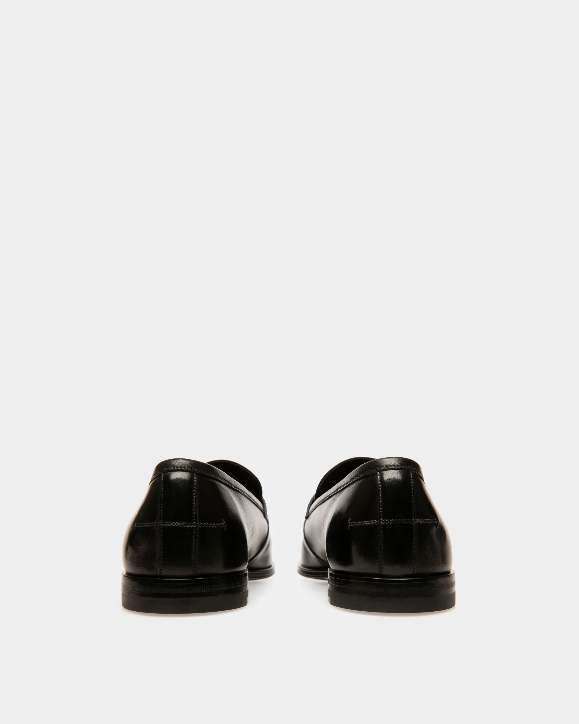 Webb Leather Loafers In Black - Men's - Bally - 04