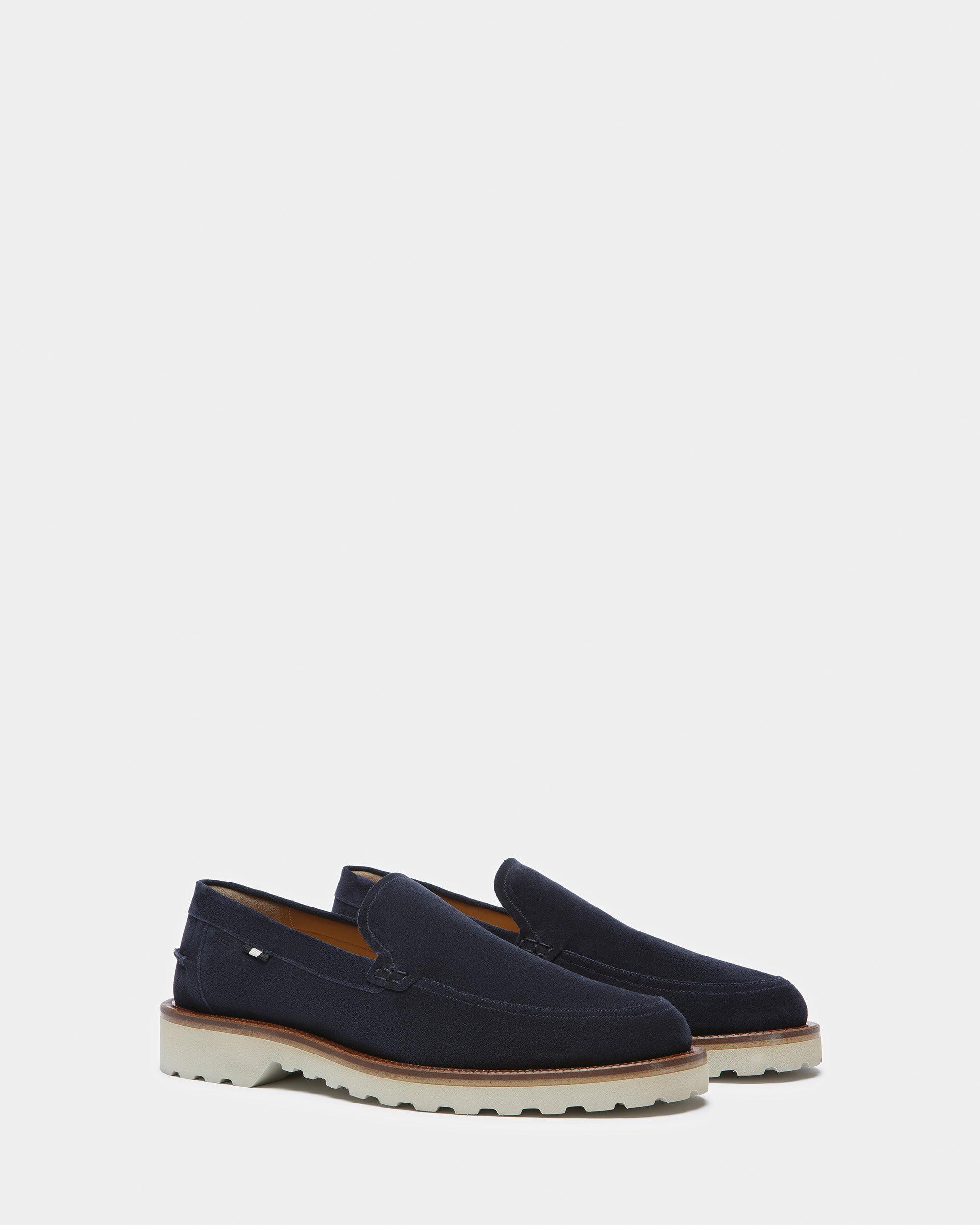 Novald Leather Loafers In Midnight - Men's - Bally - 05