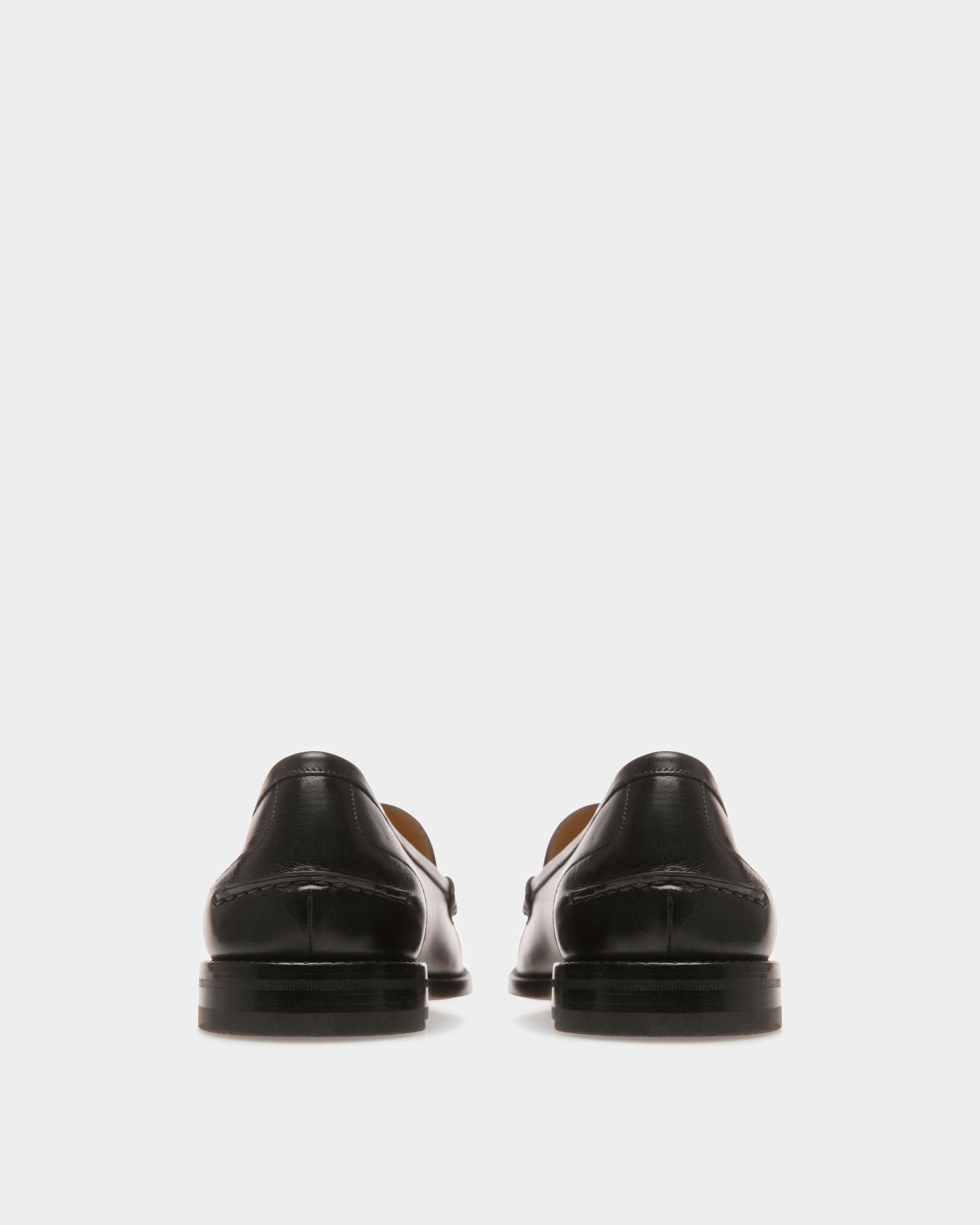 Rome Mocassins In Black Leather - Men's - Bally - 04