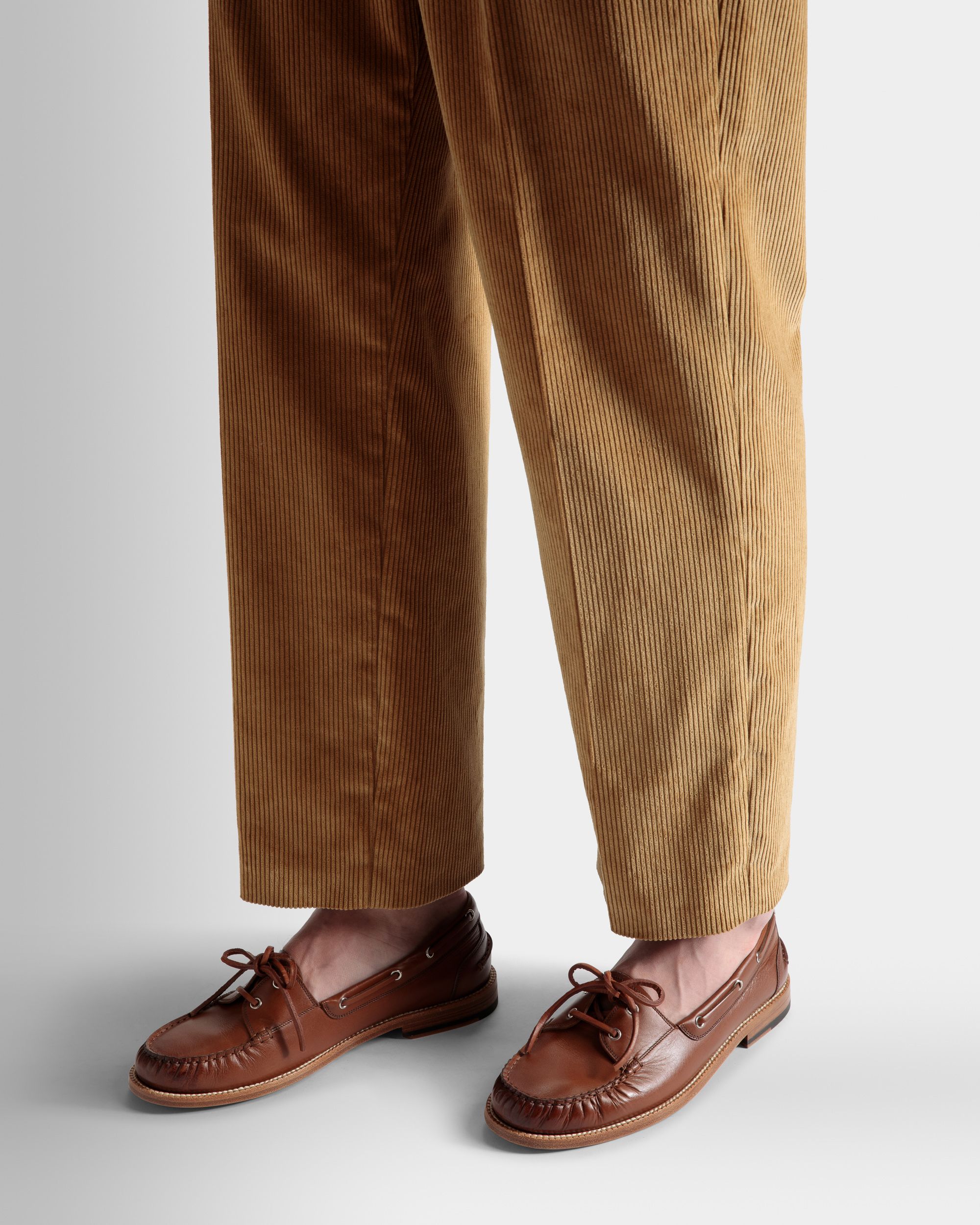 Rome Mocassins In Brown Leather - Men's - Bally - 02