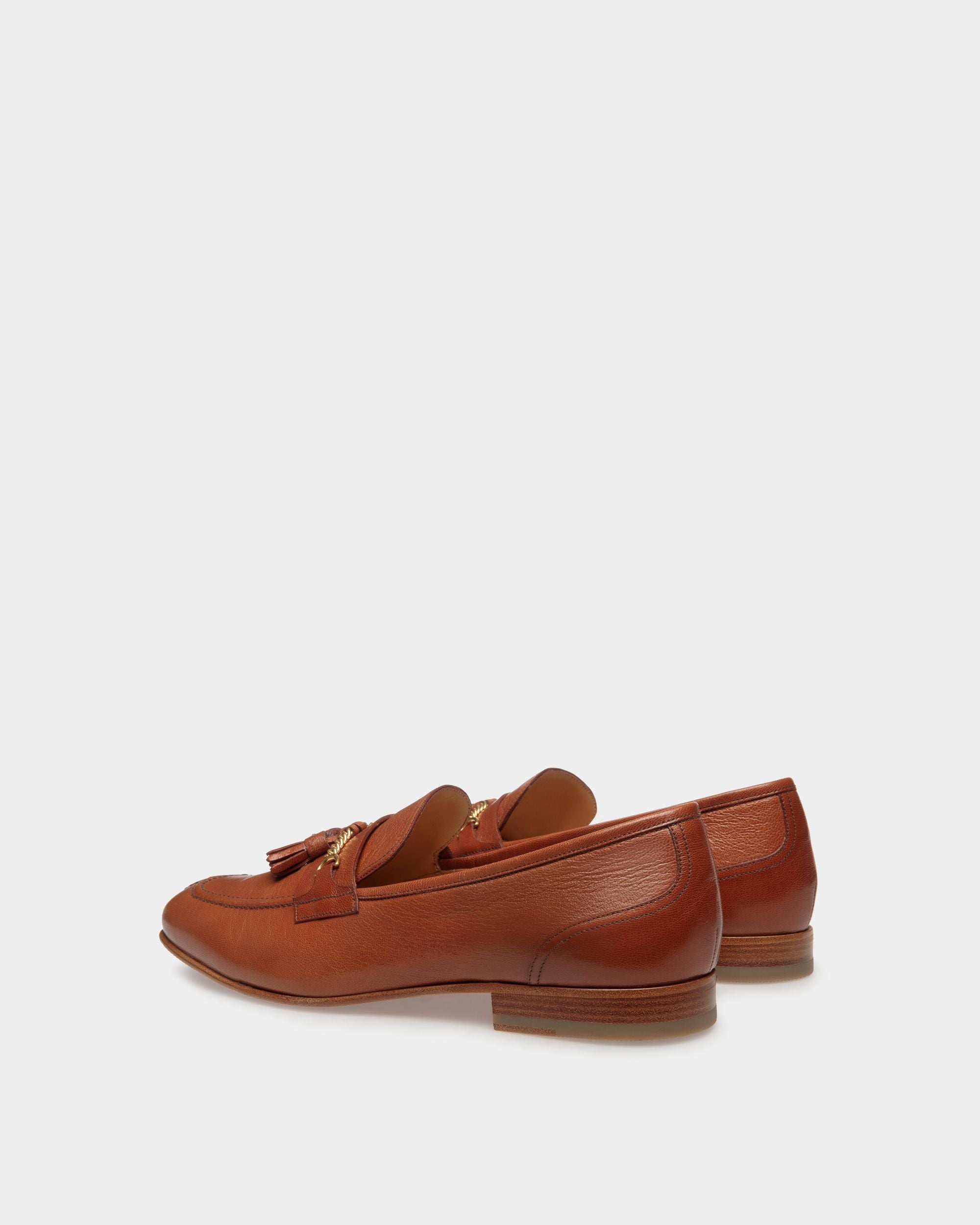 Suisse Loafers In Brown Leather - Men's - Bally - 03