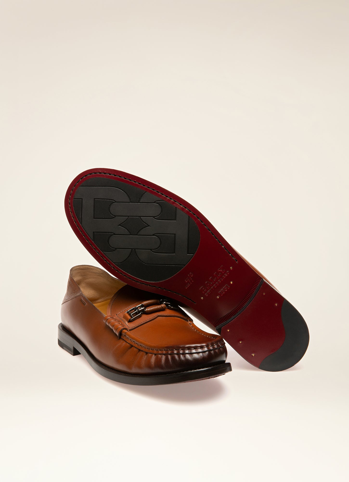 Coriano Leather Moccasins In Brown - Men's - Bally - 07