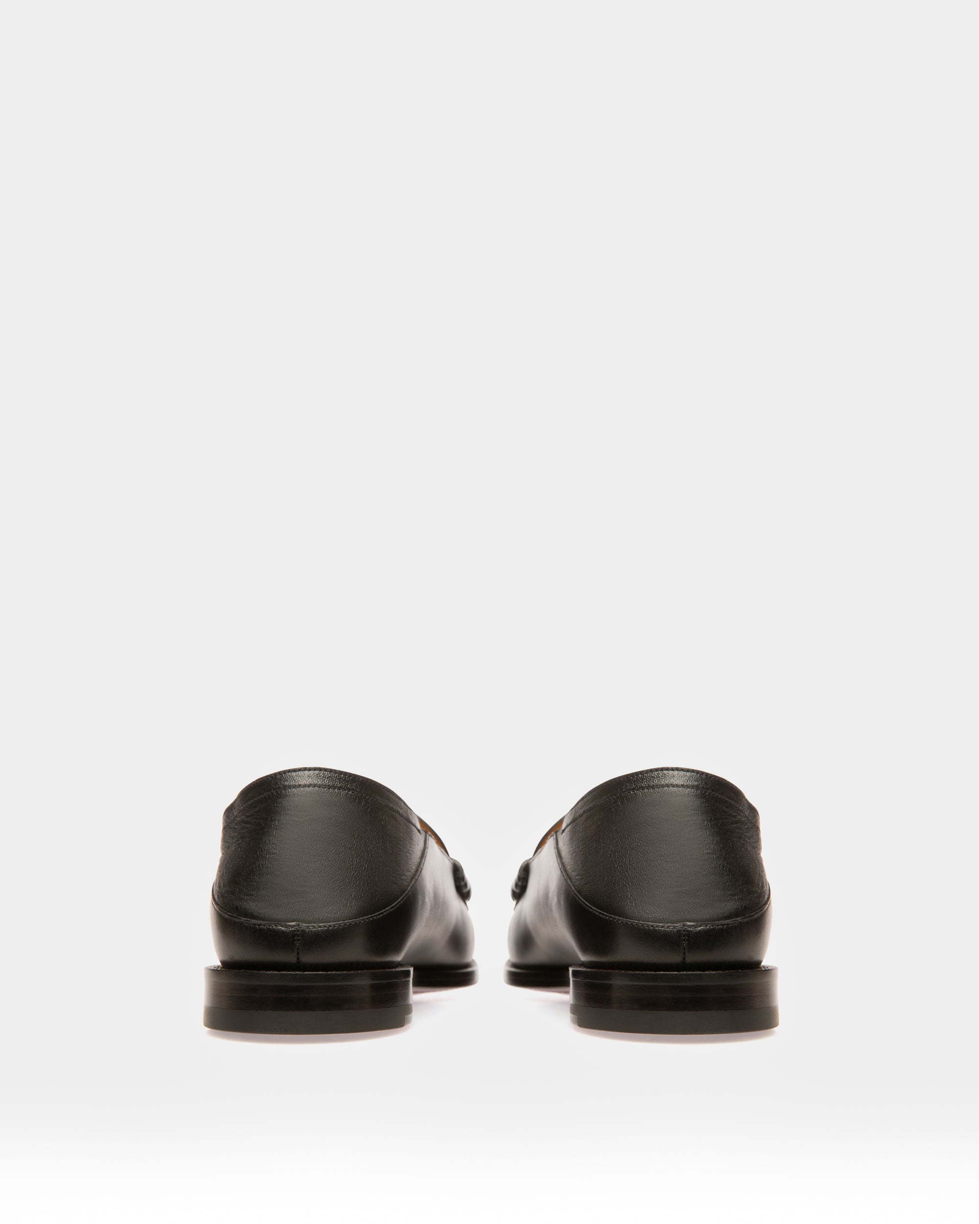 Coriano Leather Moccasins In Black - Men's - Bally - 03