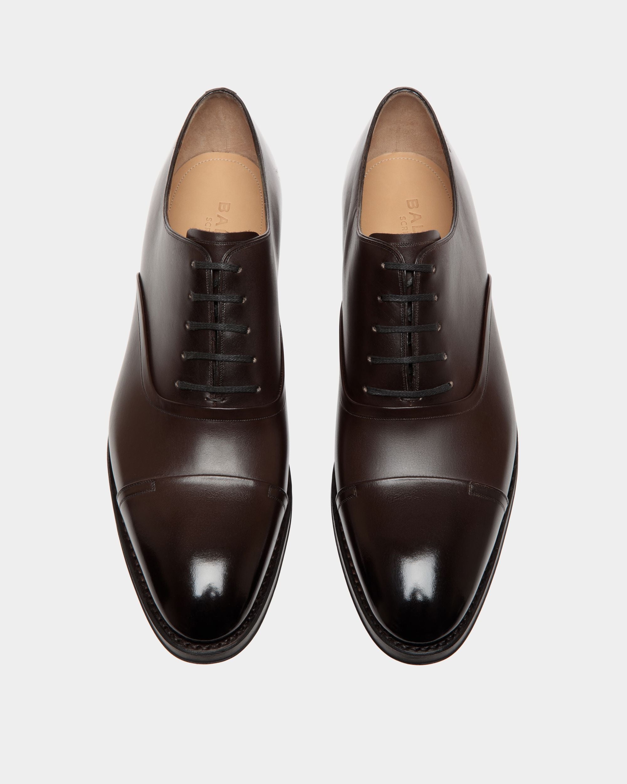 Scribe Oxford Shoes In Brown Leather - Men's - Bally - 04