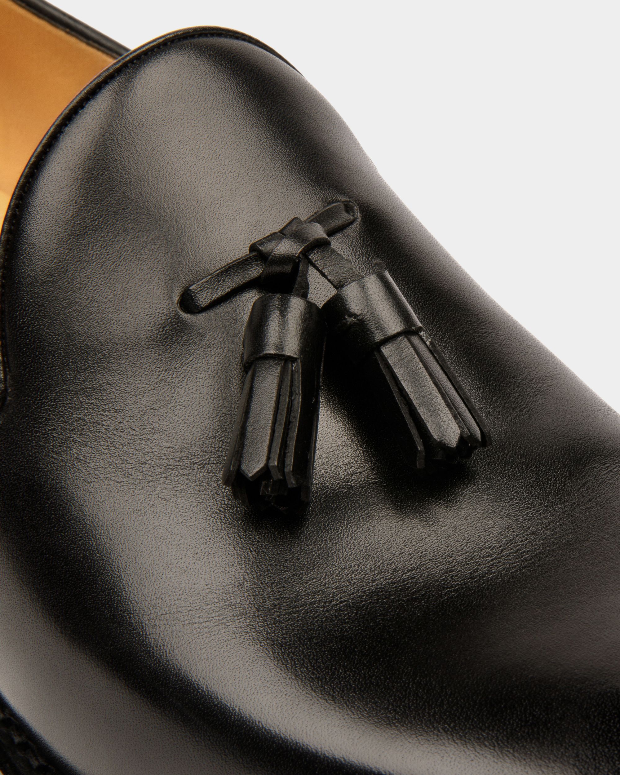 Scribe Loafers In Black Leather - Men's - Bally - 03