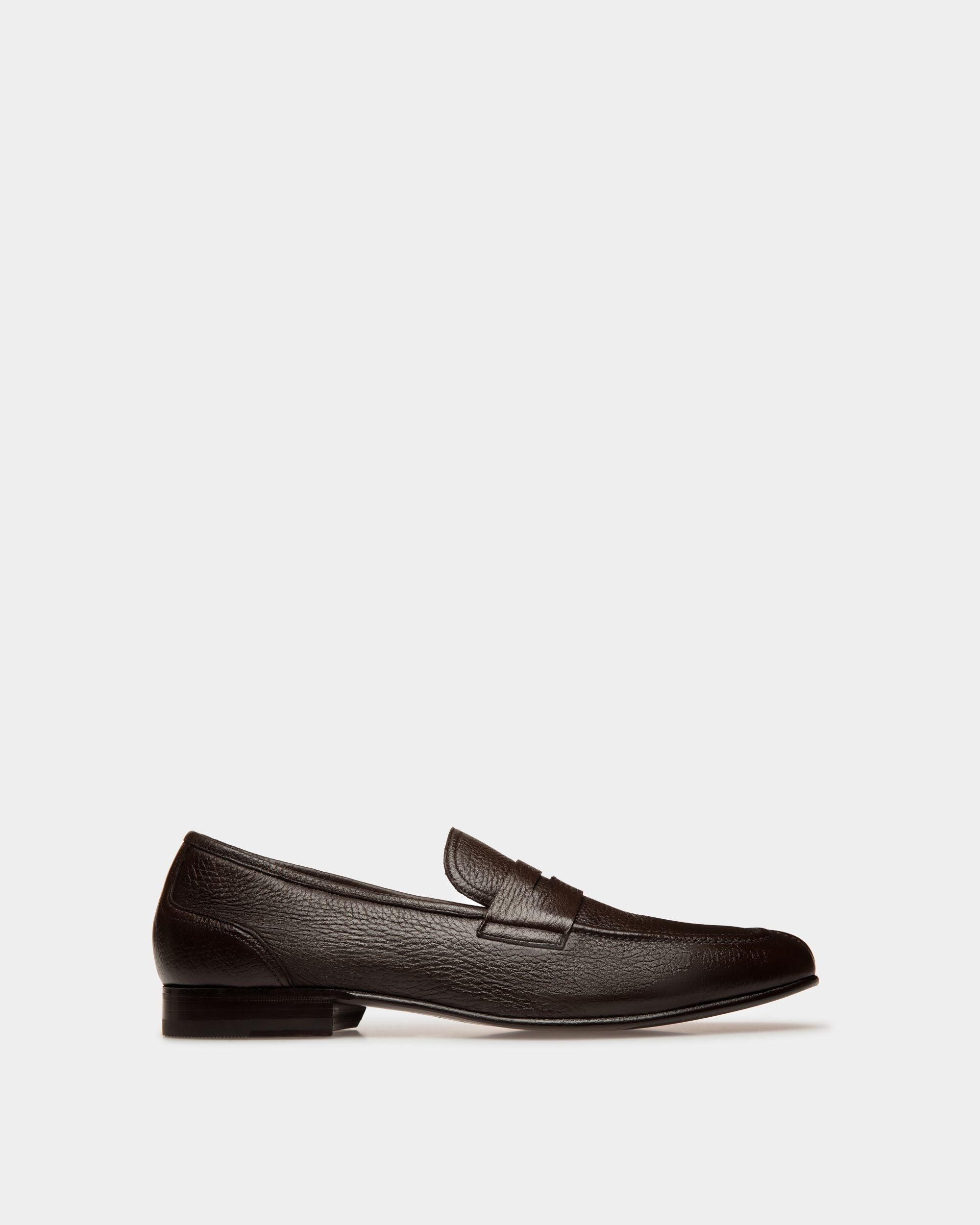 Suisse Loafers In Brown Leather - Men's - Bally - 01