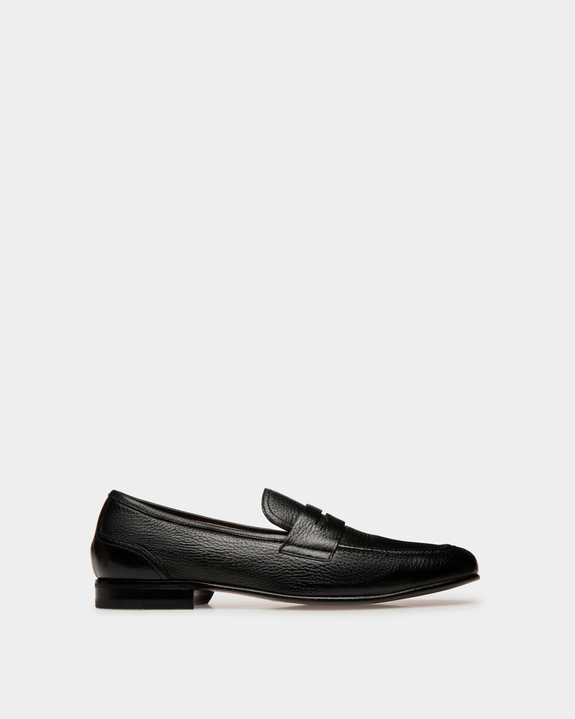 Suisse Loafers In Black Leather - Men's - Bally - 01