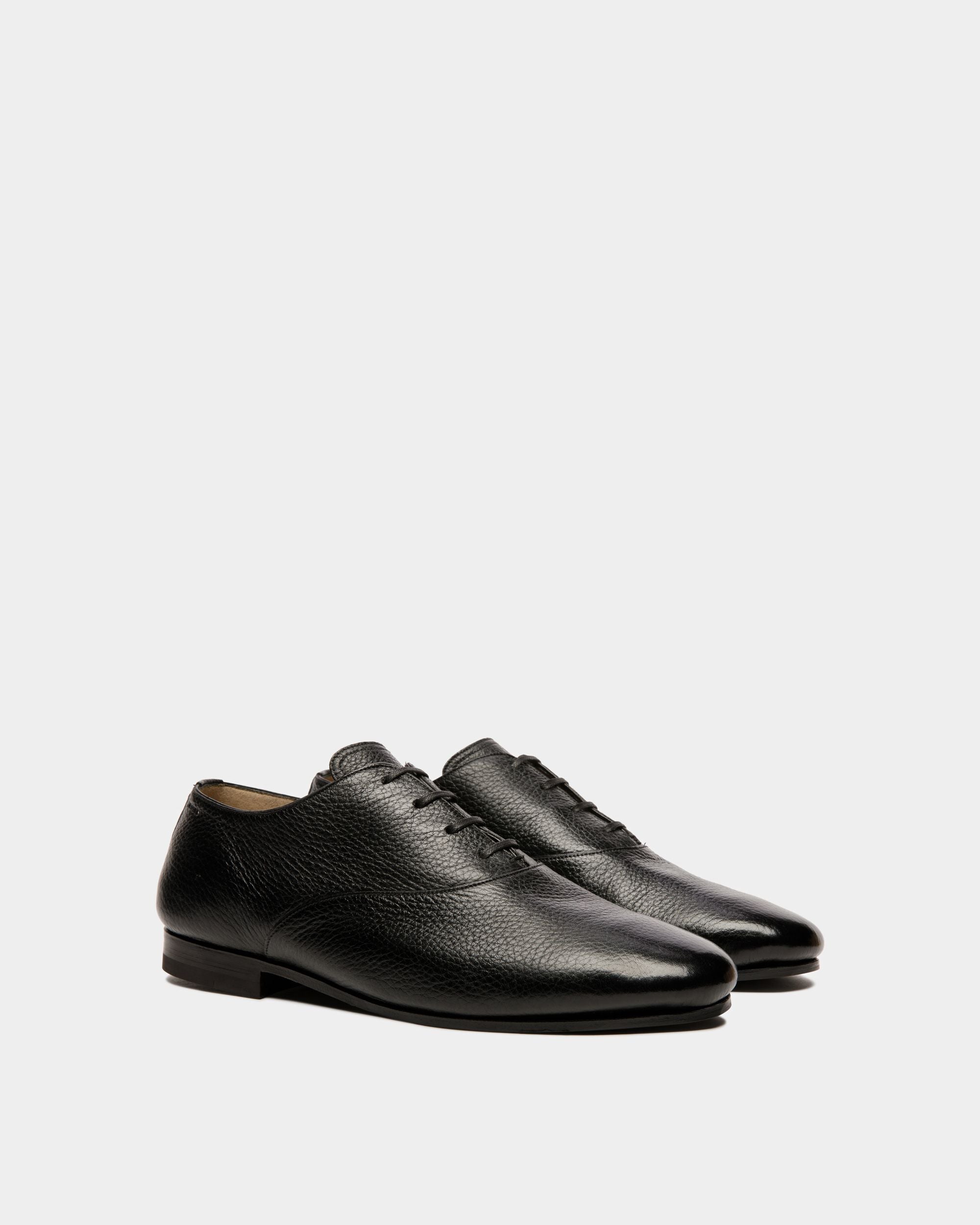 Pinte Oxfords In Black Leather - Men's - Bally - 03