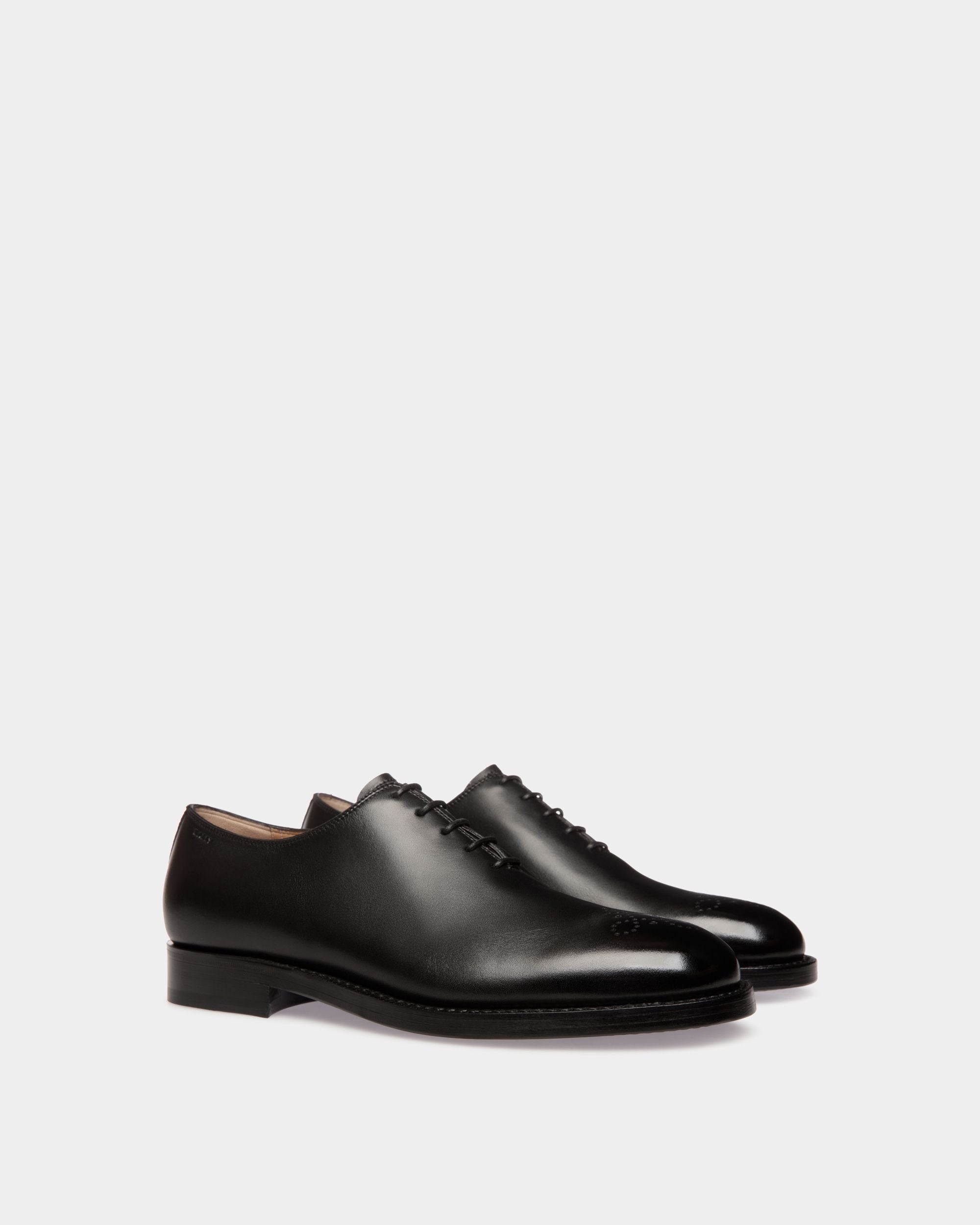 Schoenen Oxford In Black Leather - Men's - Bally - 02