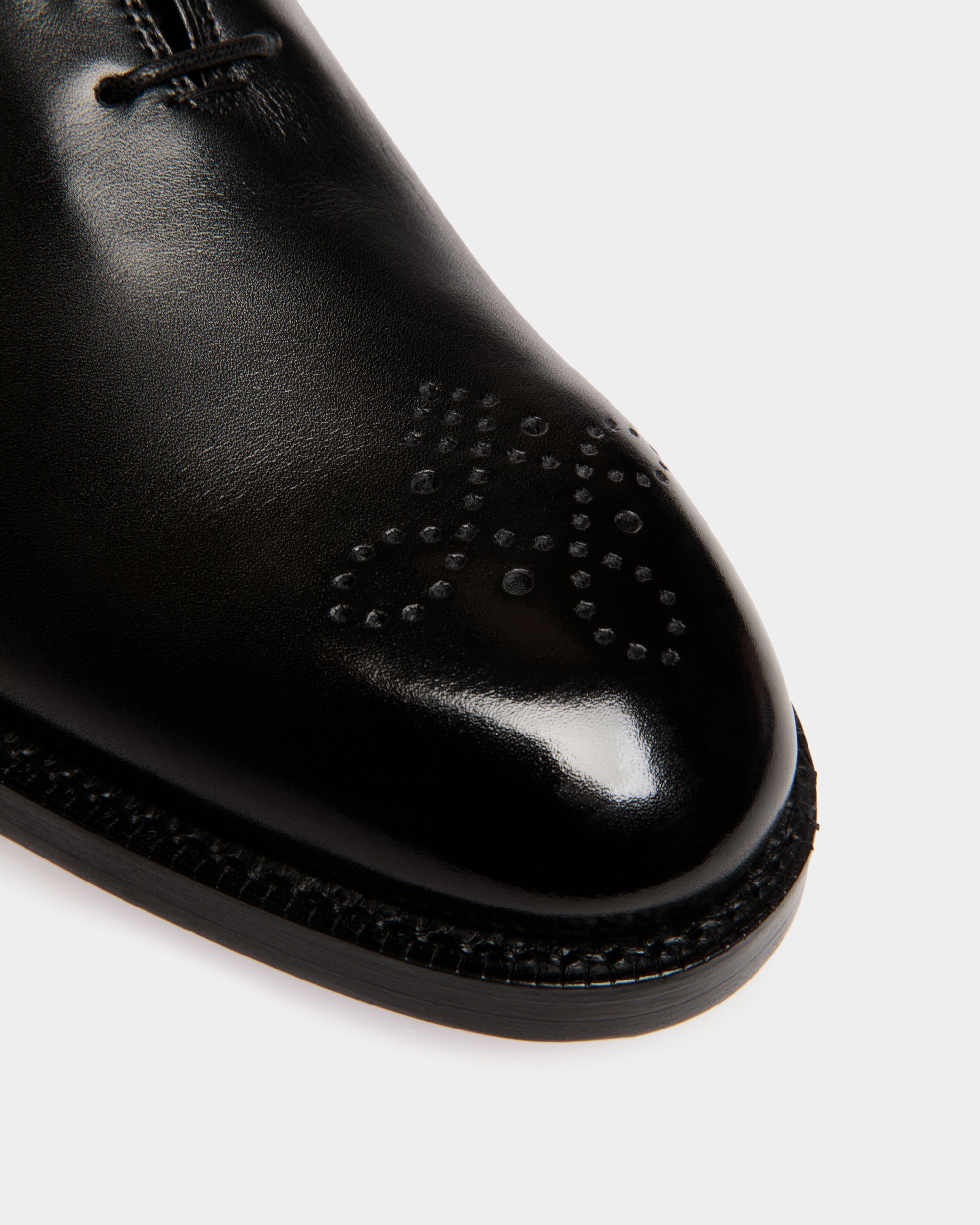 Schoenen Oxford In Black Leather - Men's - Bally - 05