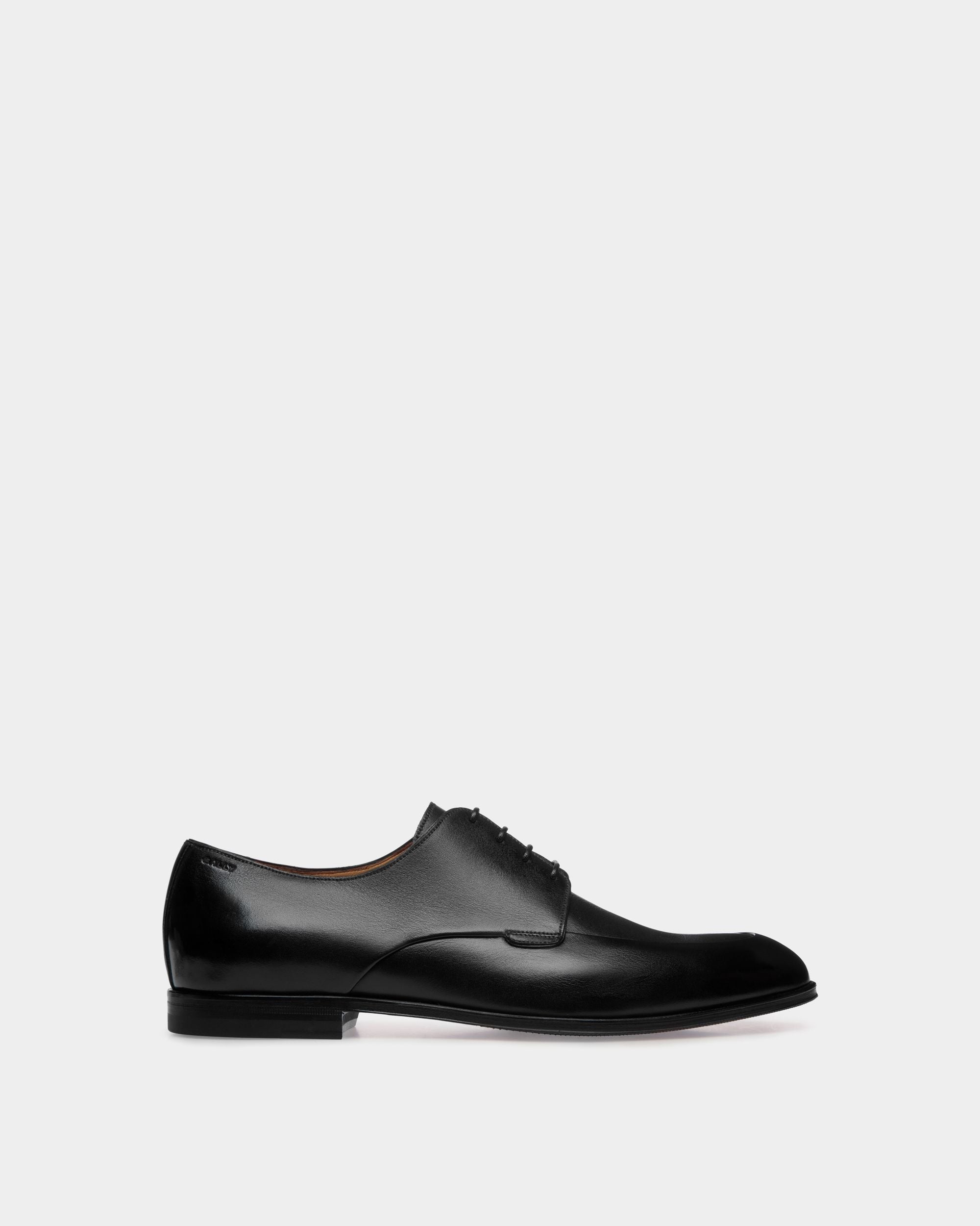 Westminster Derby In Black Leather - Men's - Bally - 01
