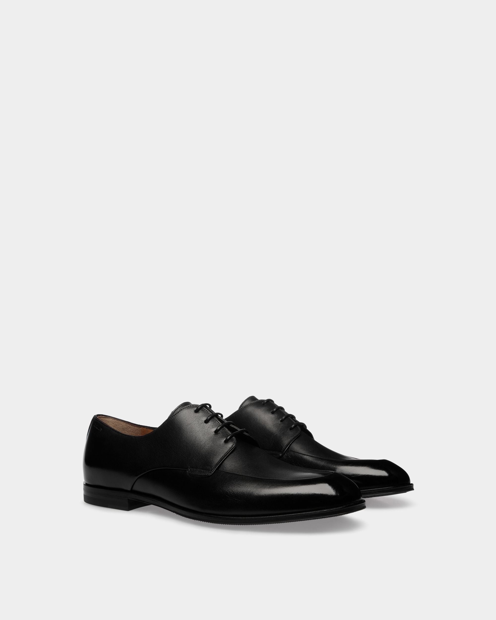 Westminster Derby In Black Leather - Men's - Bally - 02