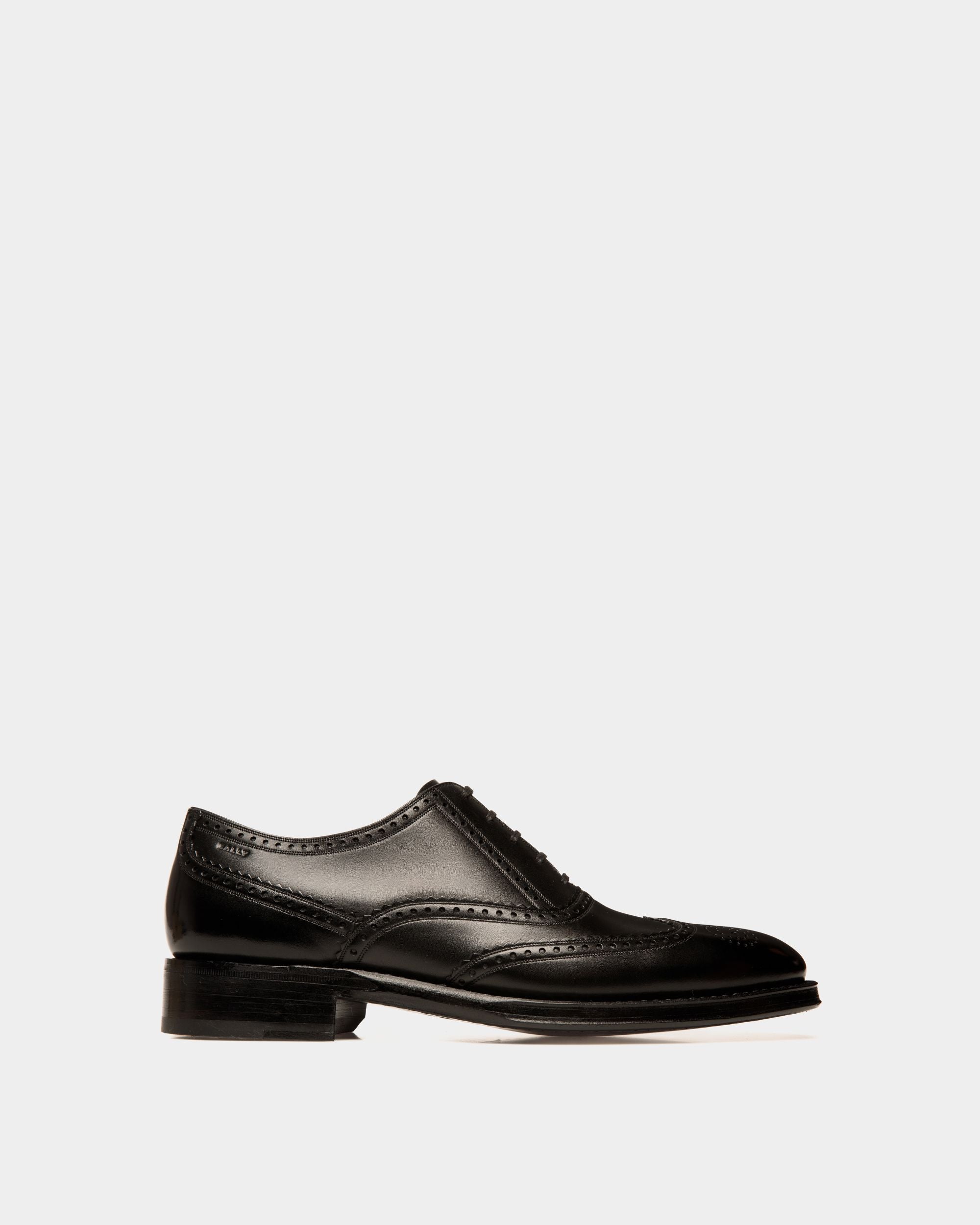 Scribe Un Oxford In Black Leather - Men's - Bally - 01