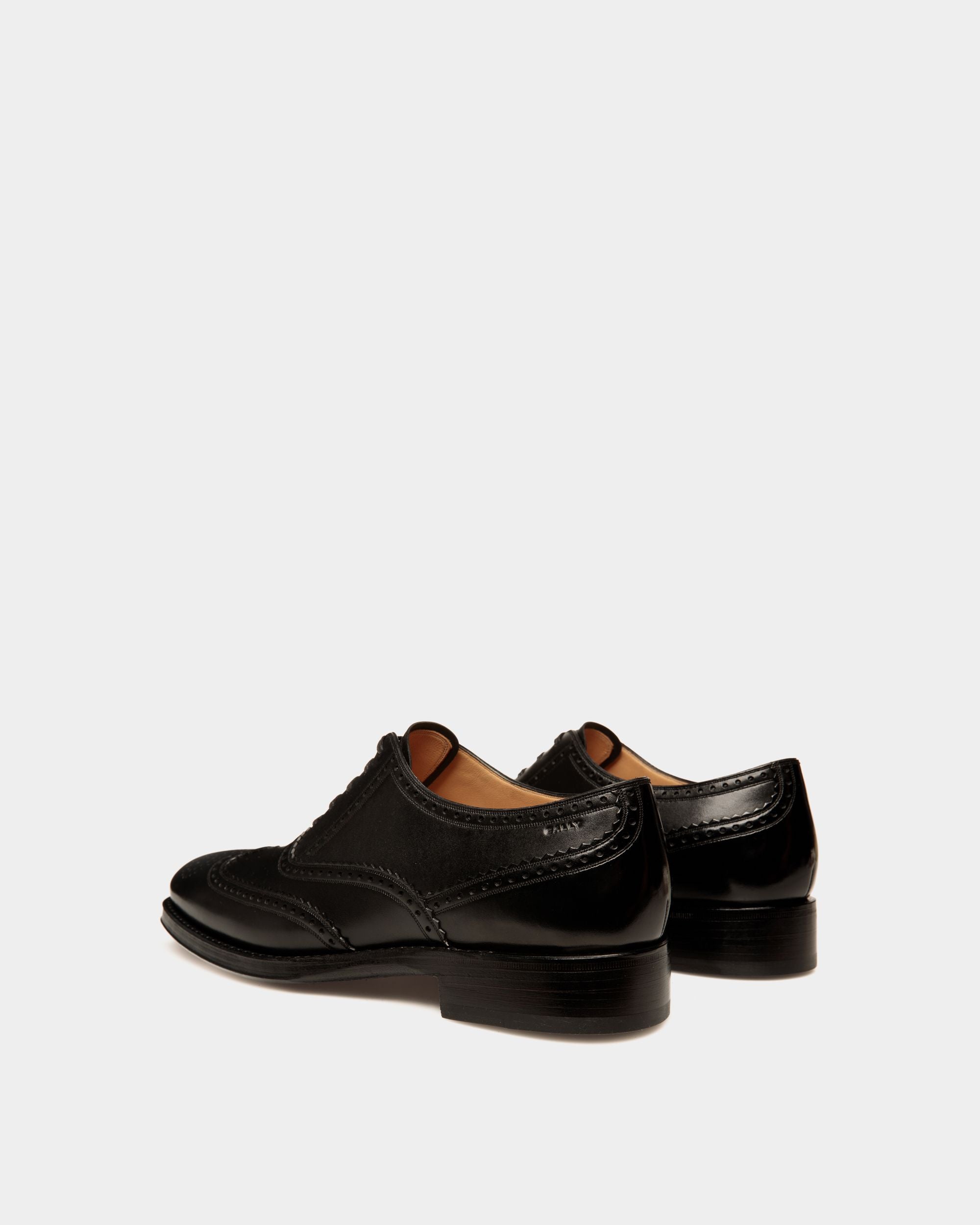 Scribe Un Oxford In Black Leather - Men's - Bally - 03