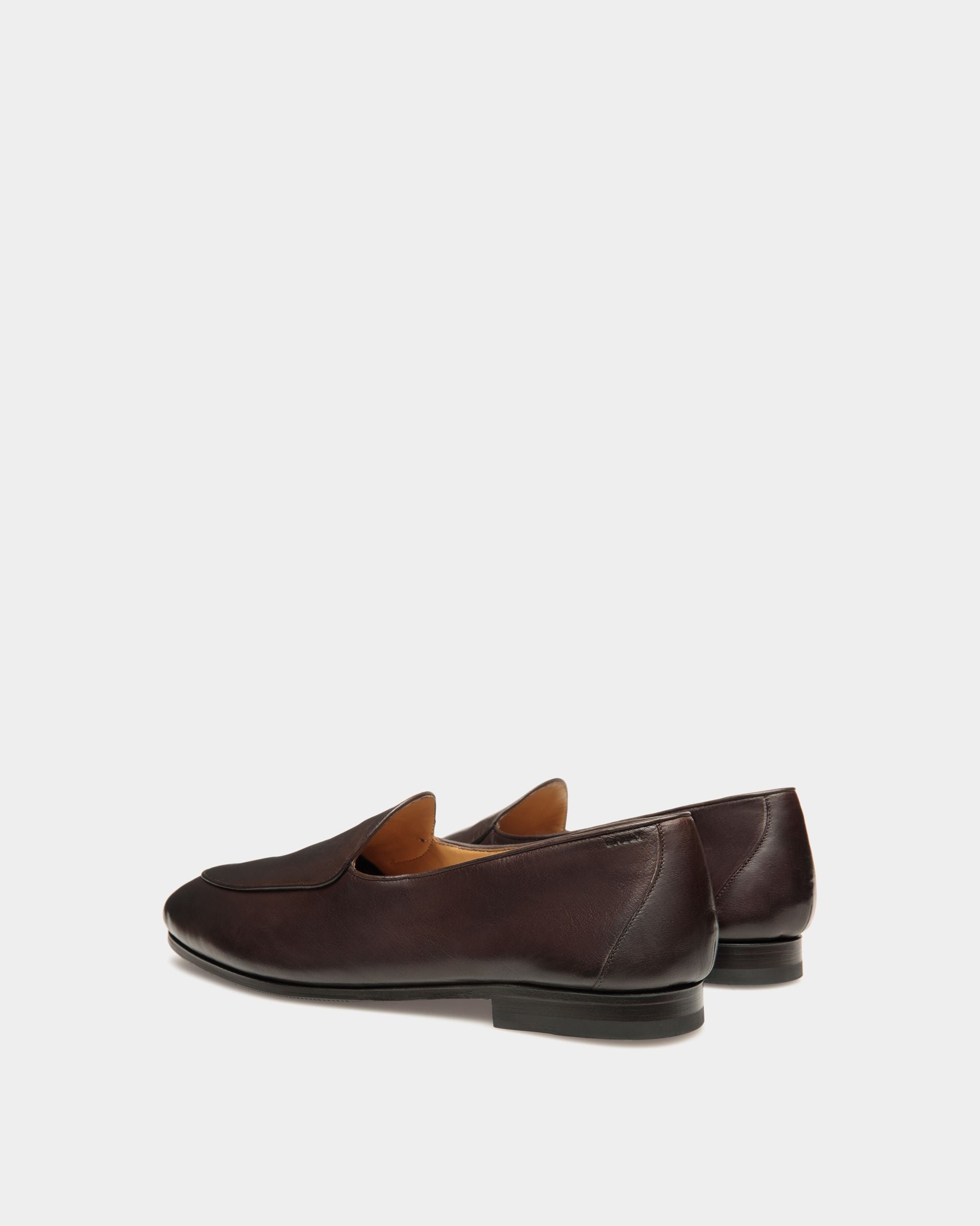 Plume Loafer in Ebony Leather - Men's - Bally - 04