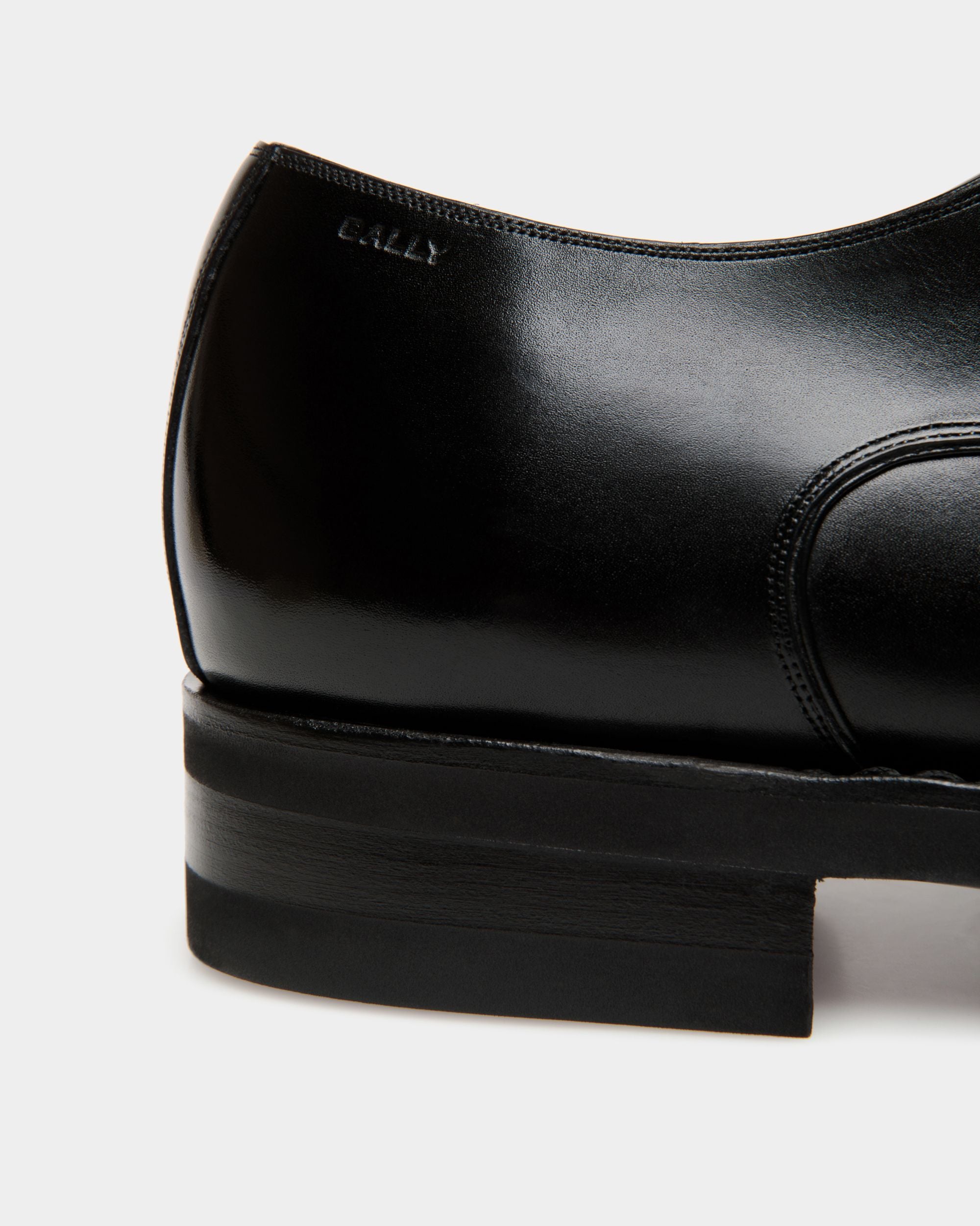 Scribe Un Derby In Black Leather - Men's - Bally - 06