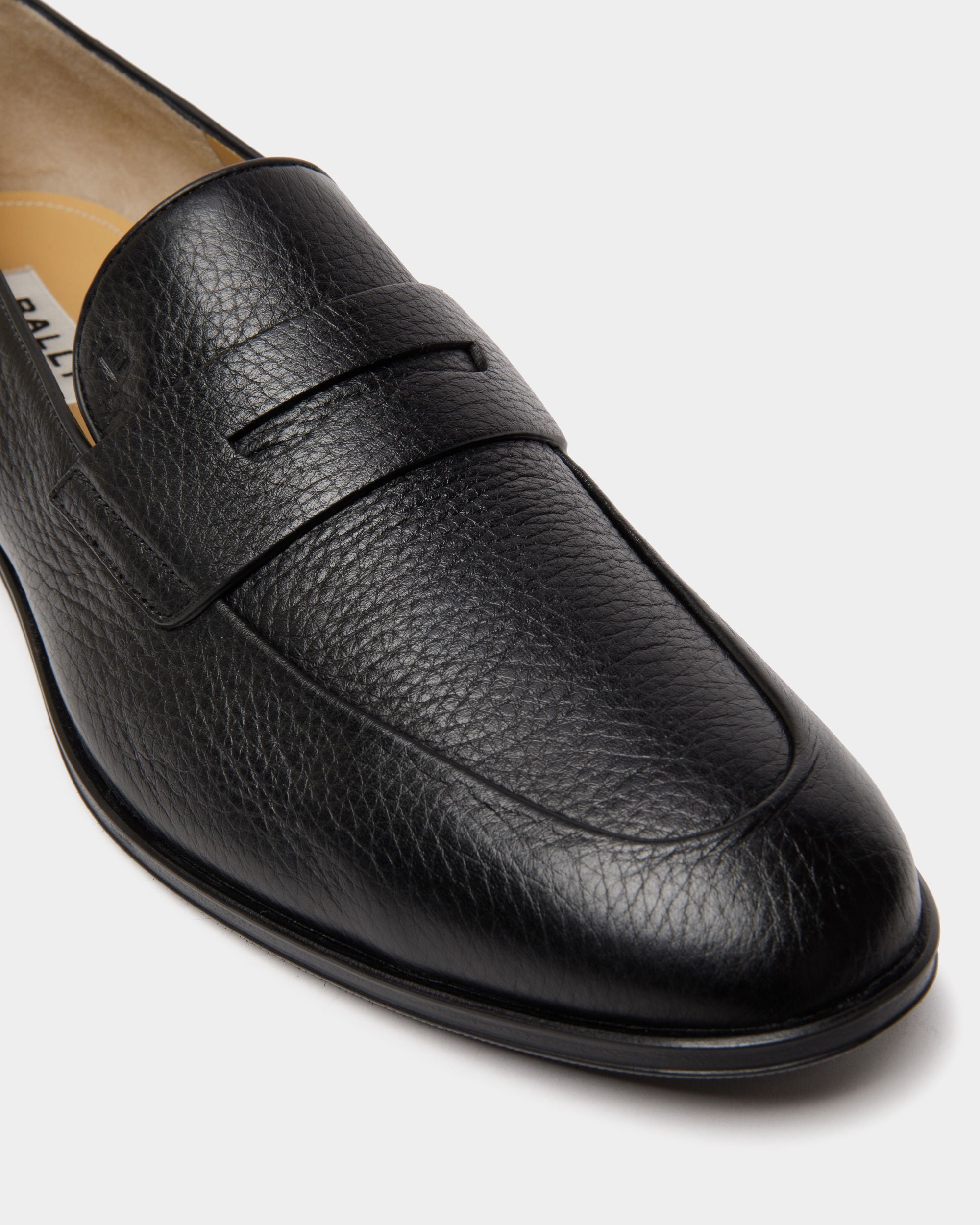 Westminster Loafer In Black Deer Leather - Men's - Bally - 04